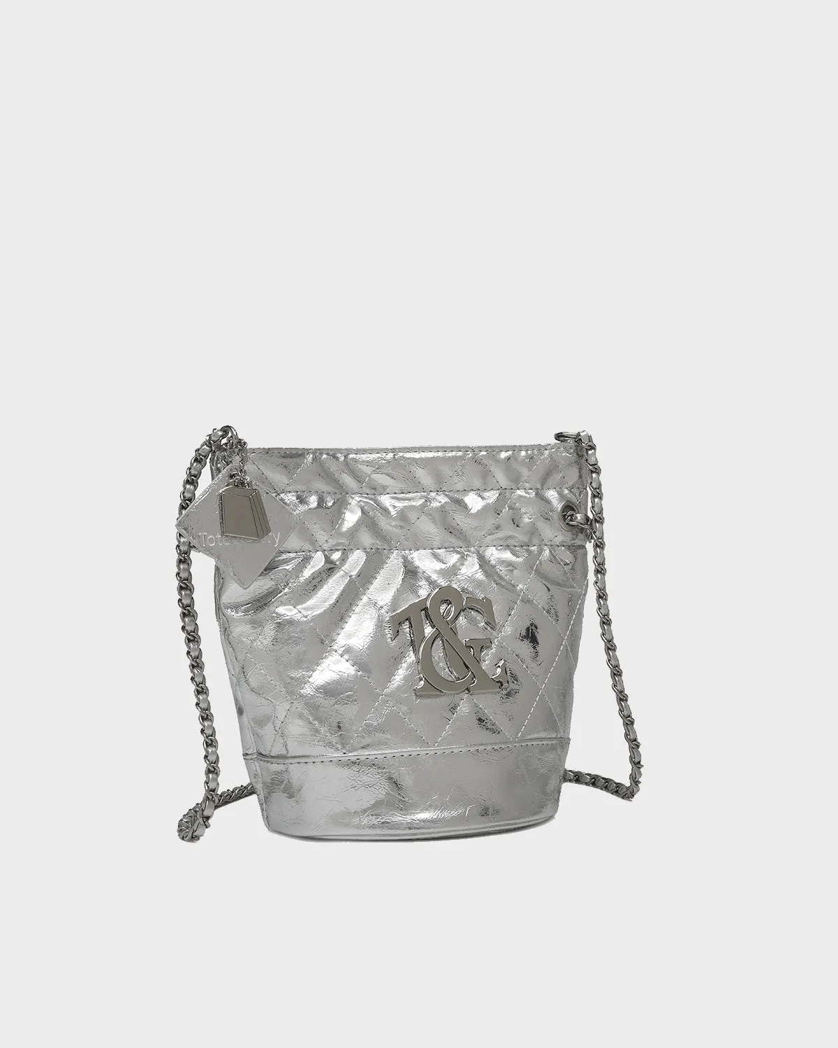 Metallic Magic Shoulder Bag in Silver