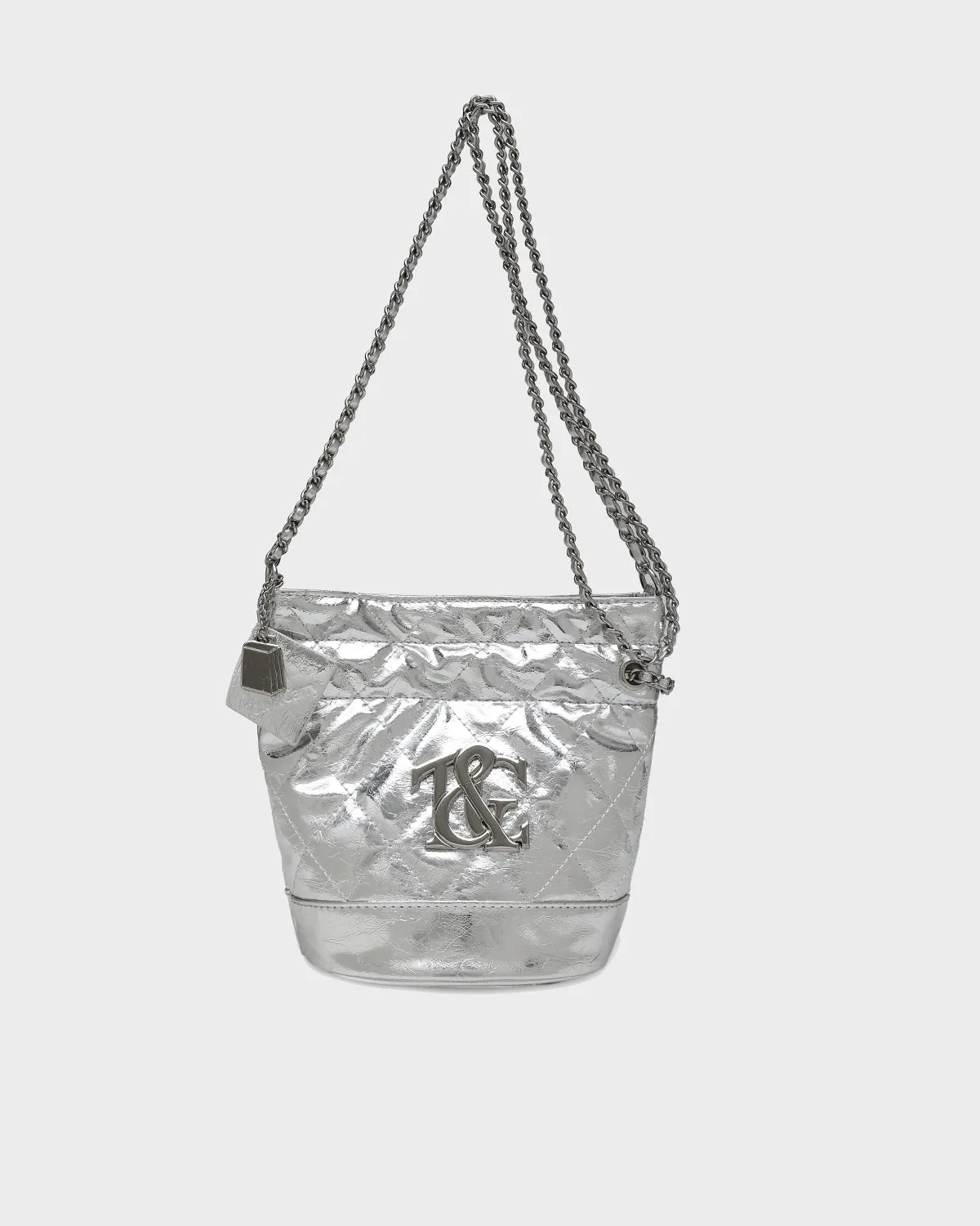 Metallic Magic Shoulder Bag in Silver