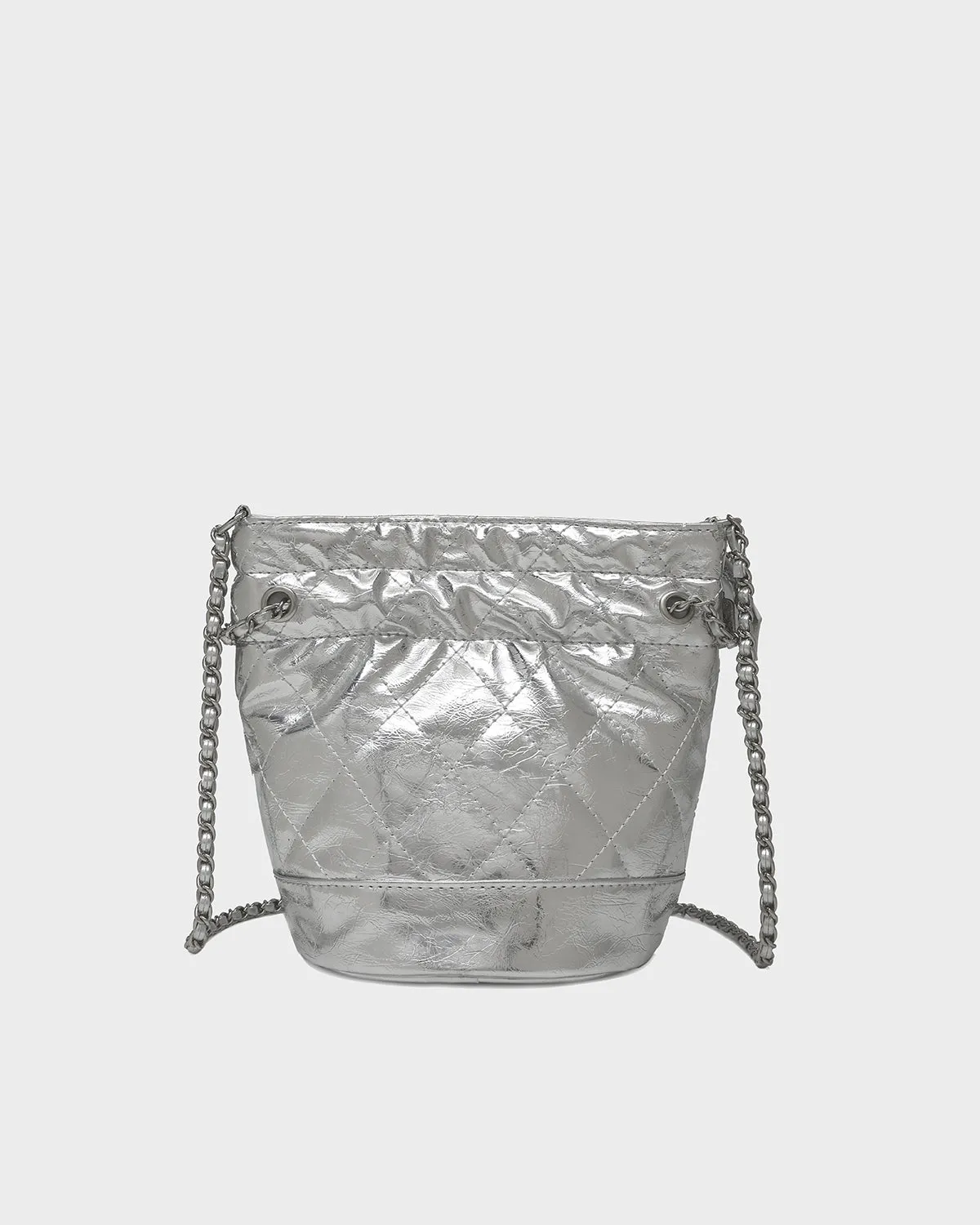 Metallic Magic Shoulder Bag in Silver