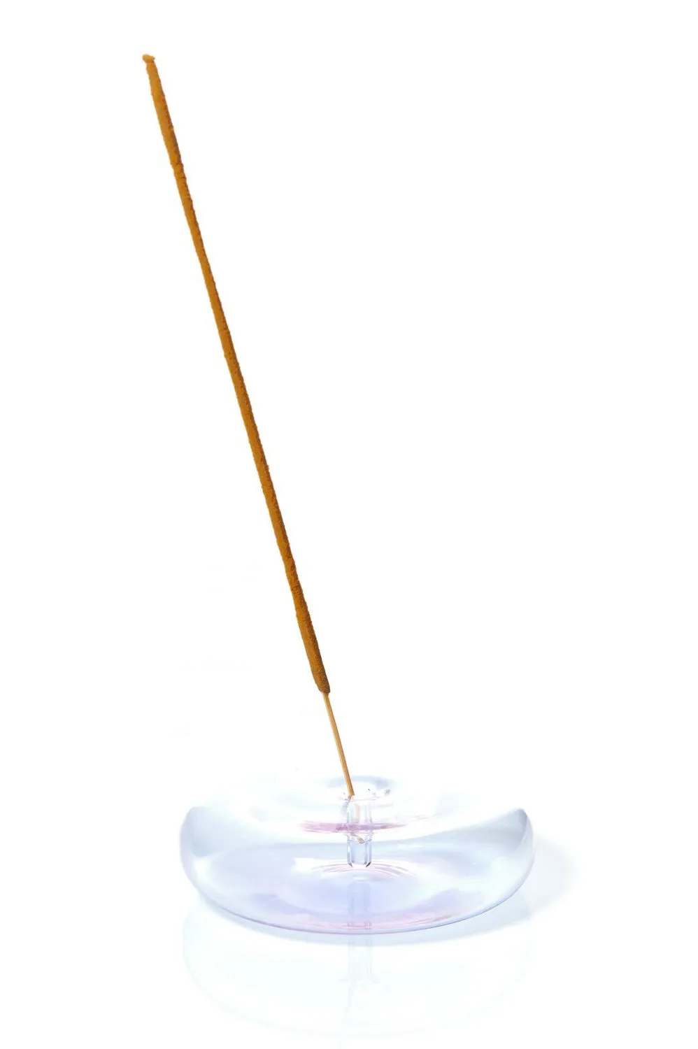MÆGEN Lavender Dimple Hand Blown Glass Incense Holder