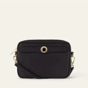Millie Crossbody | Black with Gold hardware
