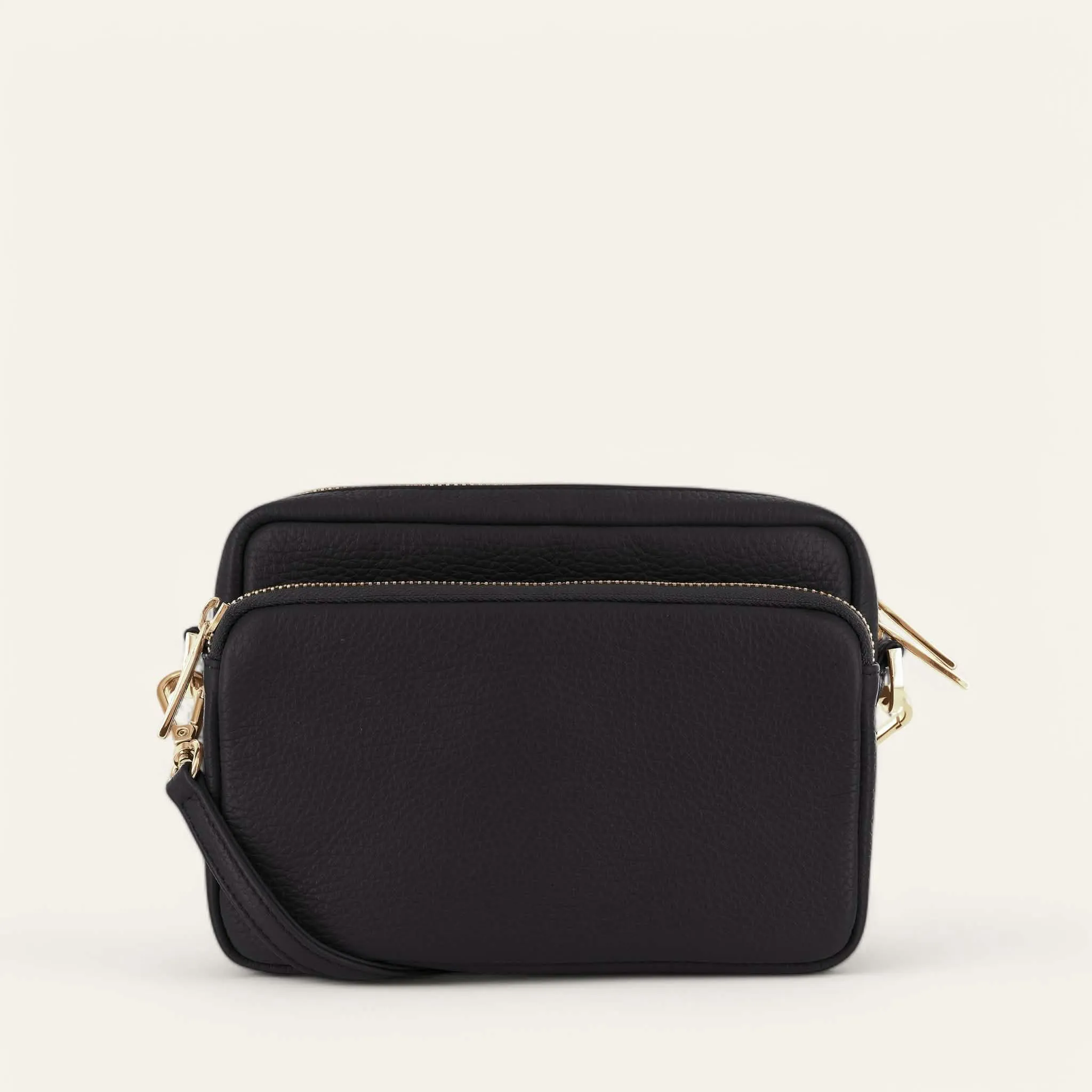 Millie Crossbody | Black with Gold hardware