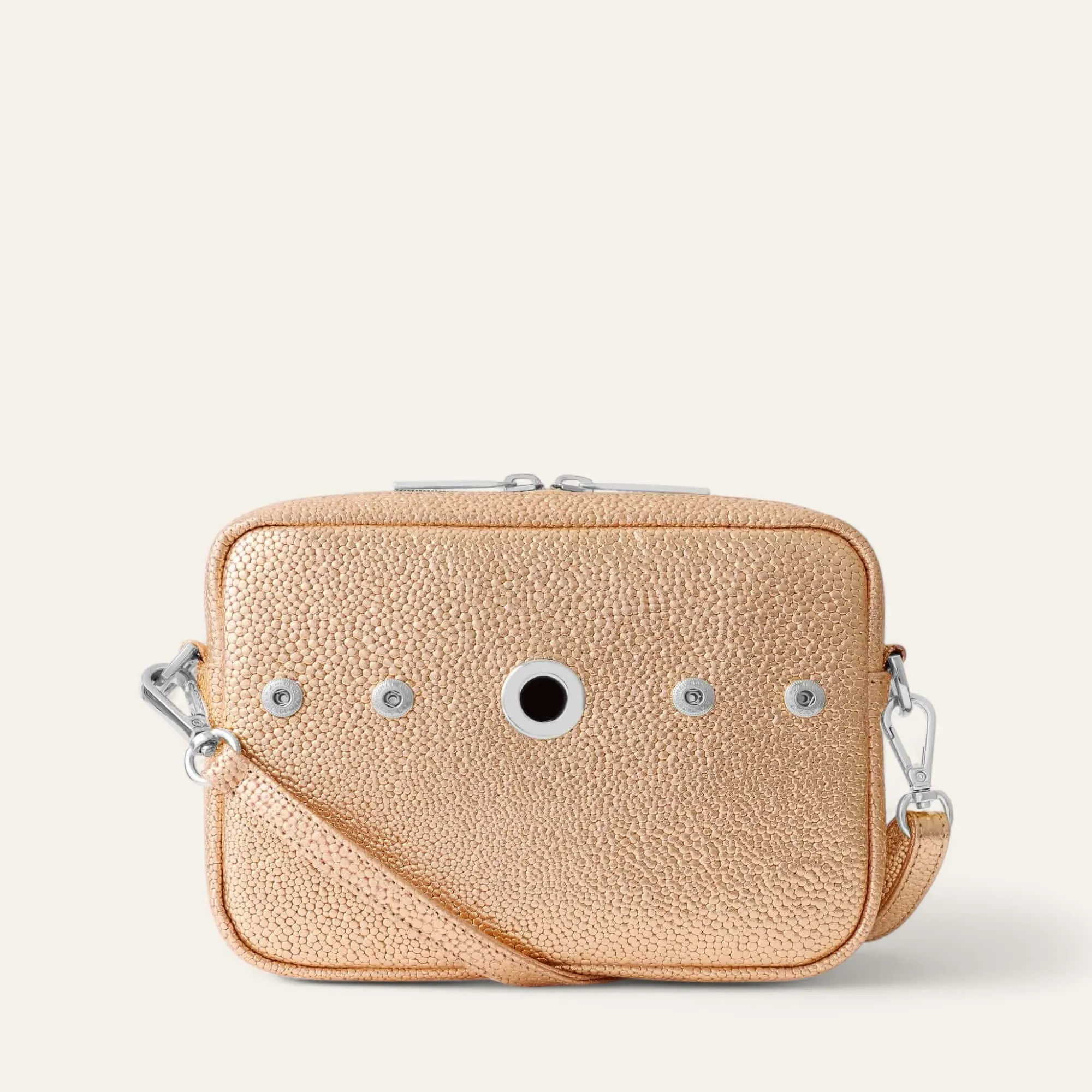 Millie Crossbody | Blush Rose with Silver hardware