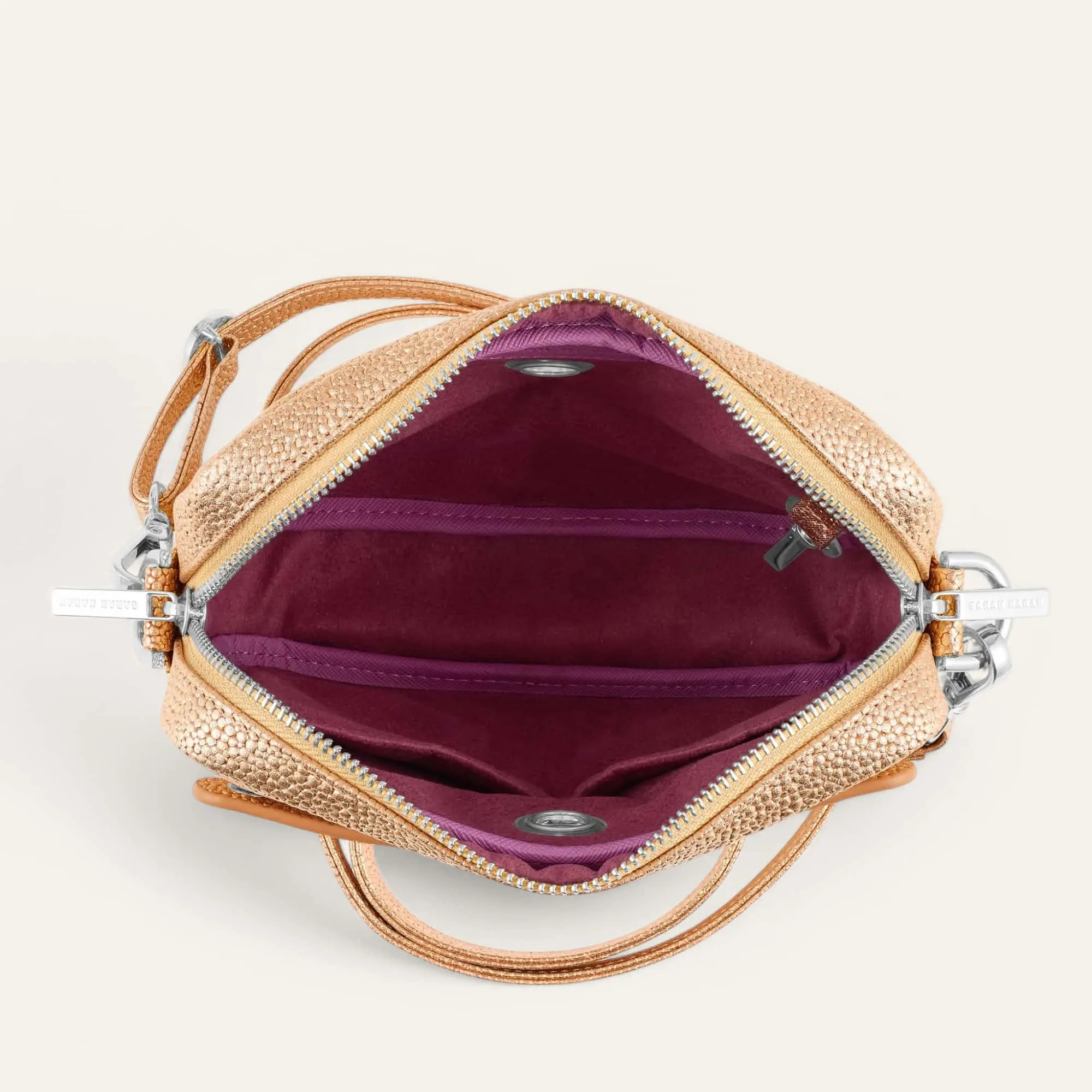 Millie Crossbody | Blush Rose with Silver hardware