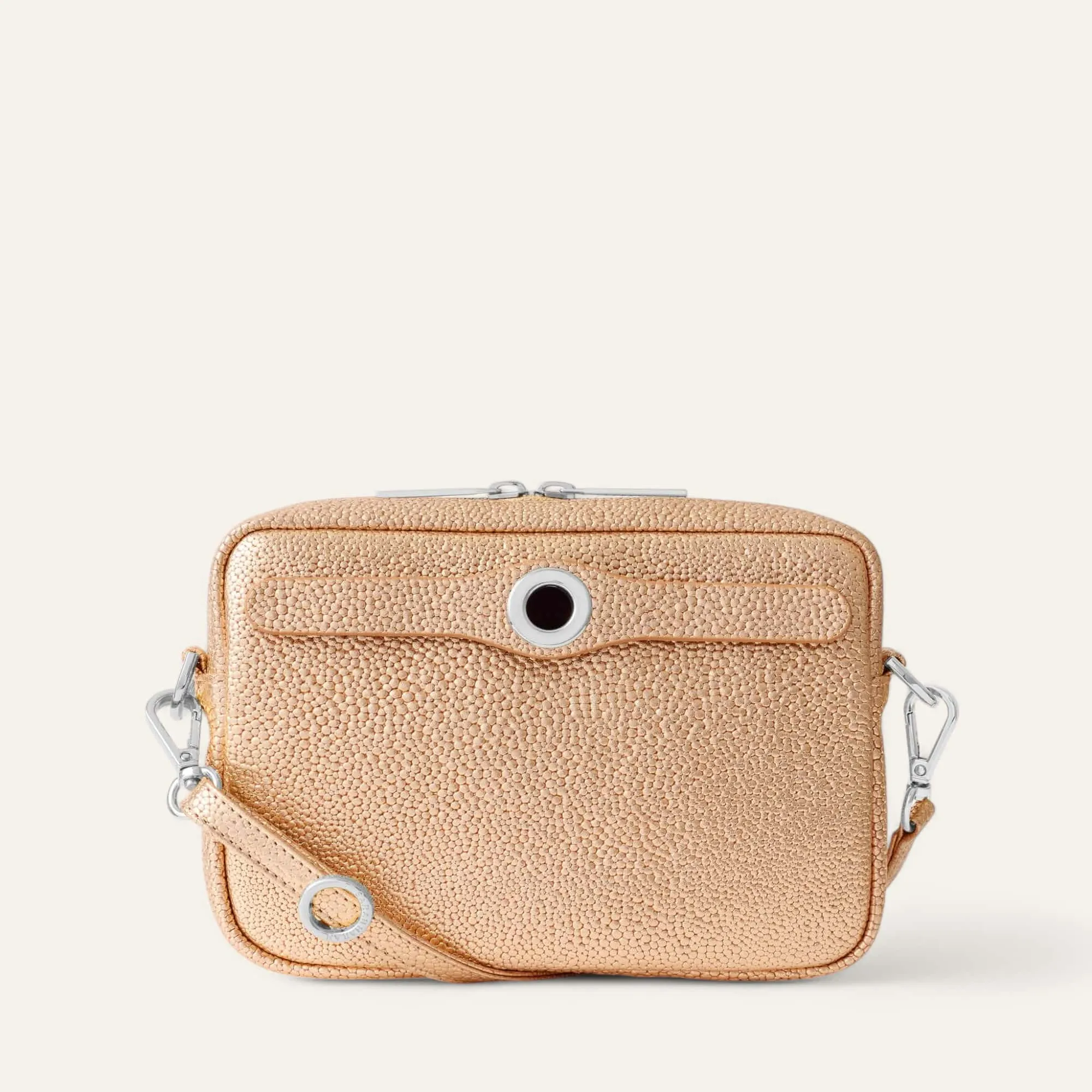 Millie Crossbody | Blush Rose with Silver hardware