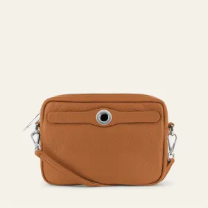 Millie Crossbody | Tan with Silver hardware
