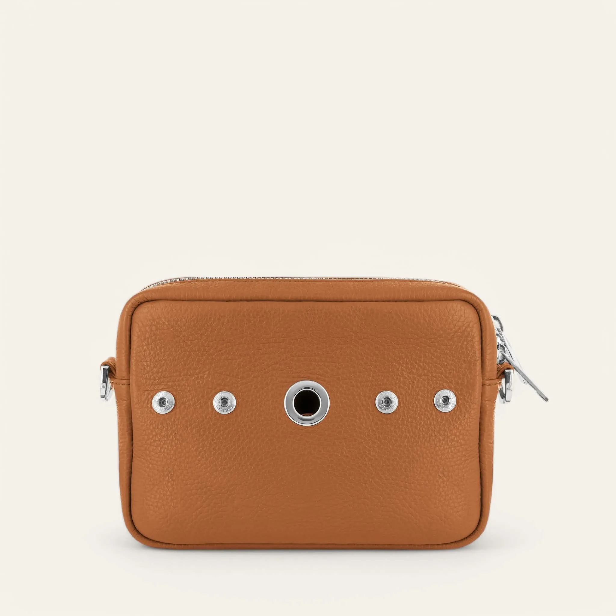 Millie Crossbody | Tan with Silver hardware