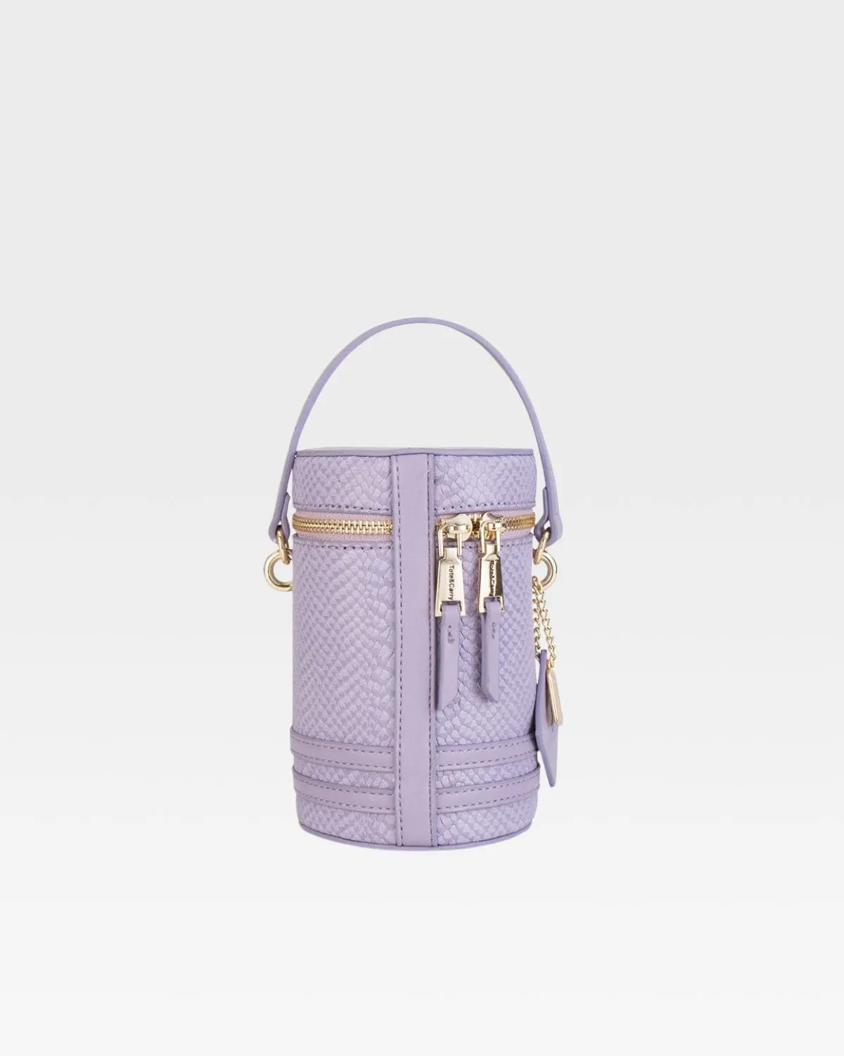 Mini Barrel Purse in Lavender