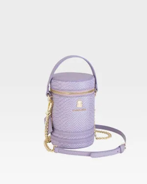 Mini Barrel Purse in Lavender