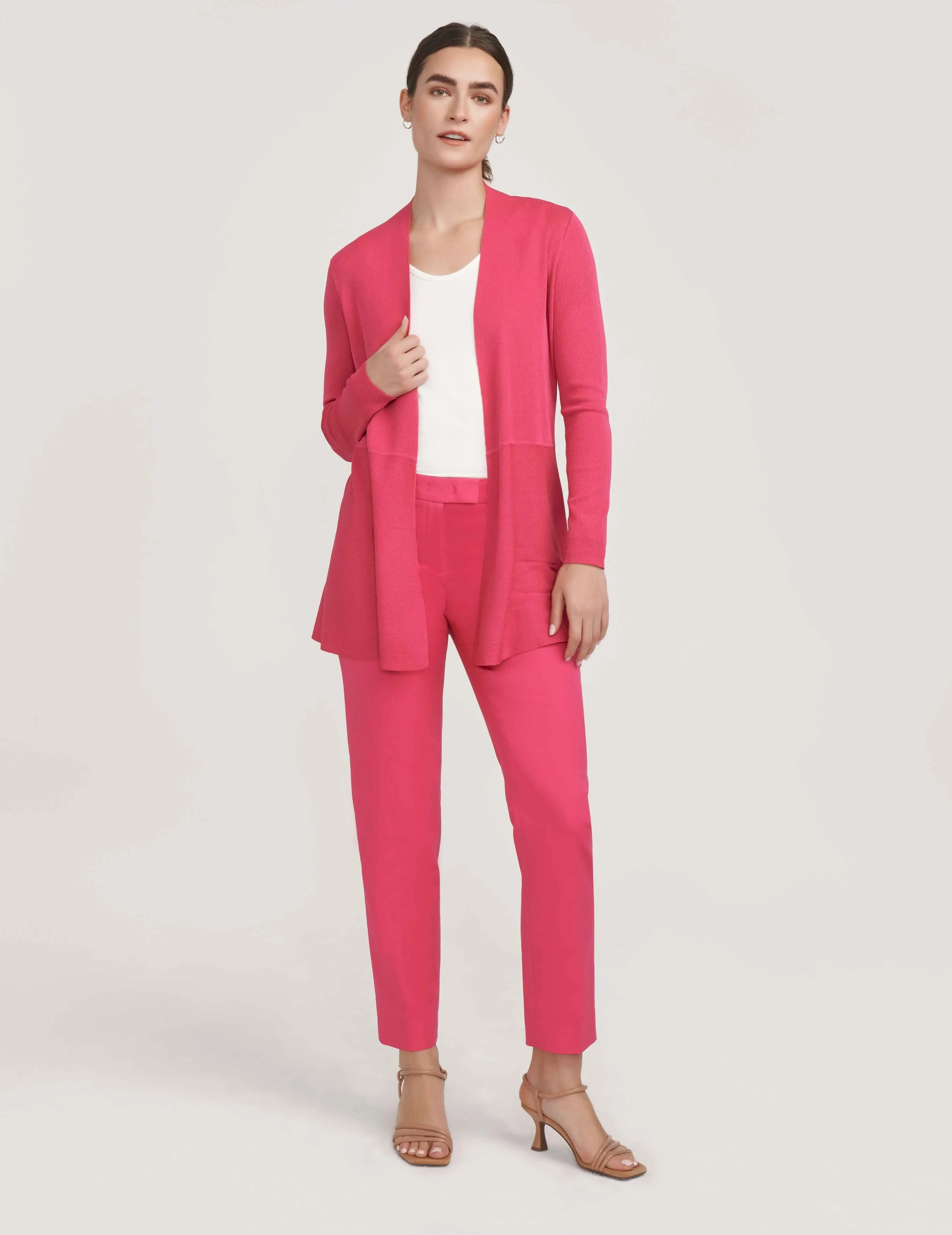 Monterey Long Waist Seam Cardigan- Sale