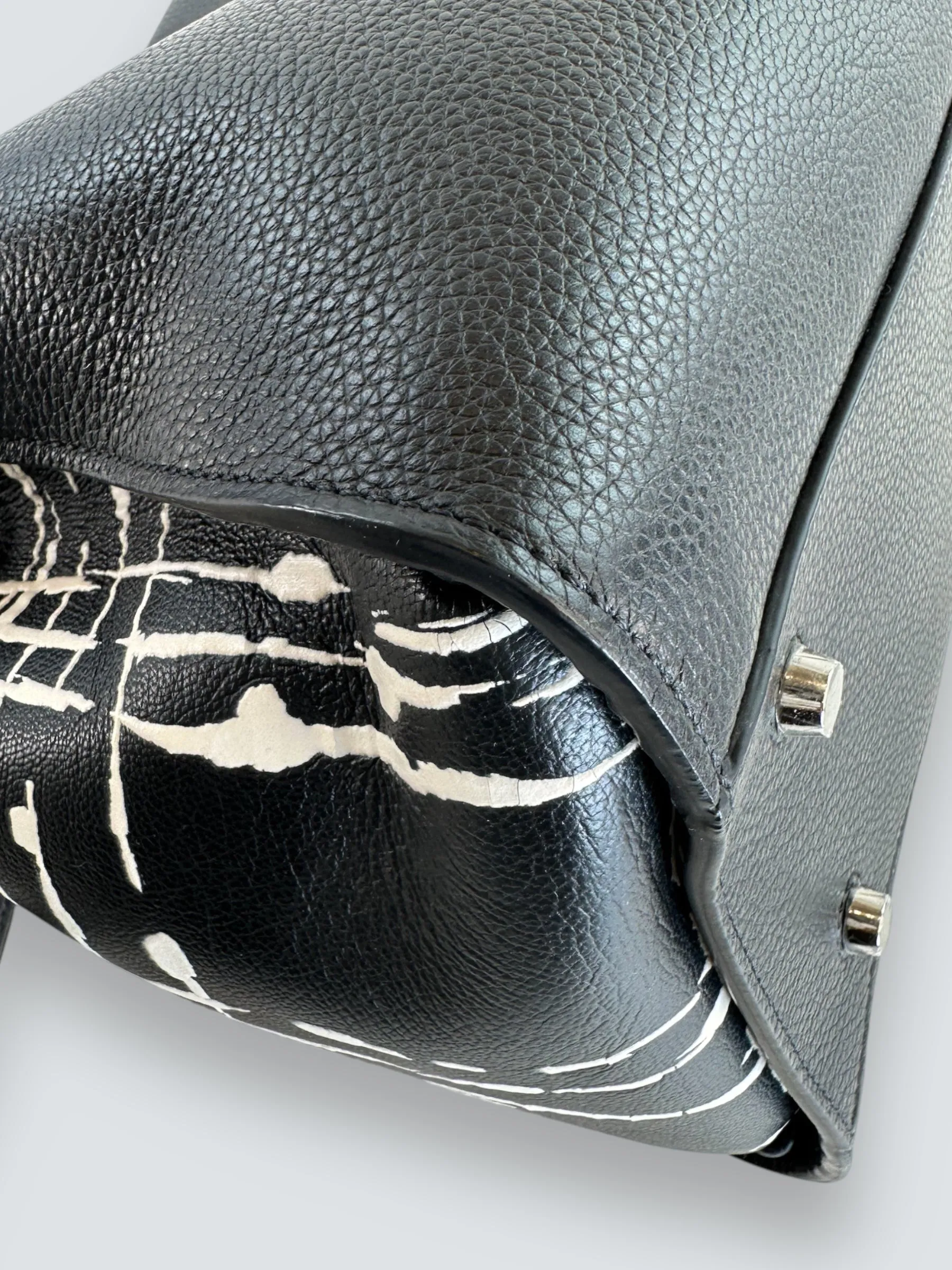 Mulberry Black Leather Iris Shoulder Bag
