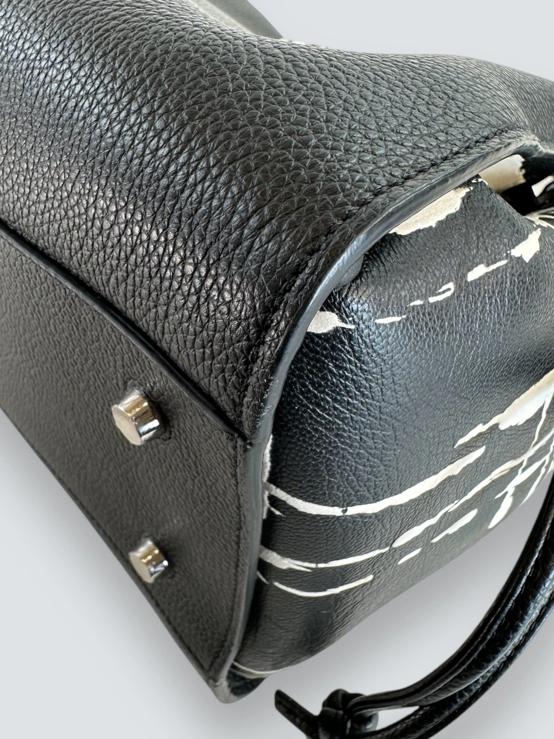 Mulberry Black Leather Iris Shoulder Bag