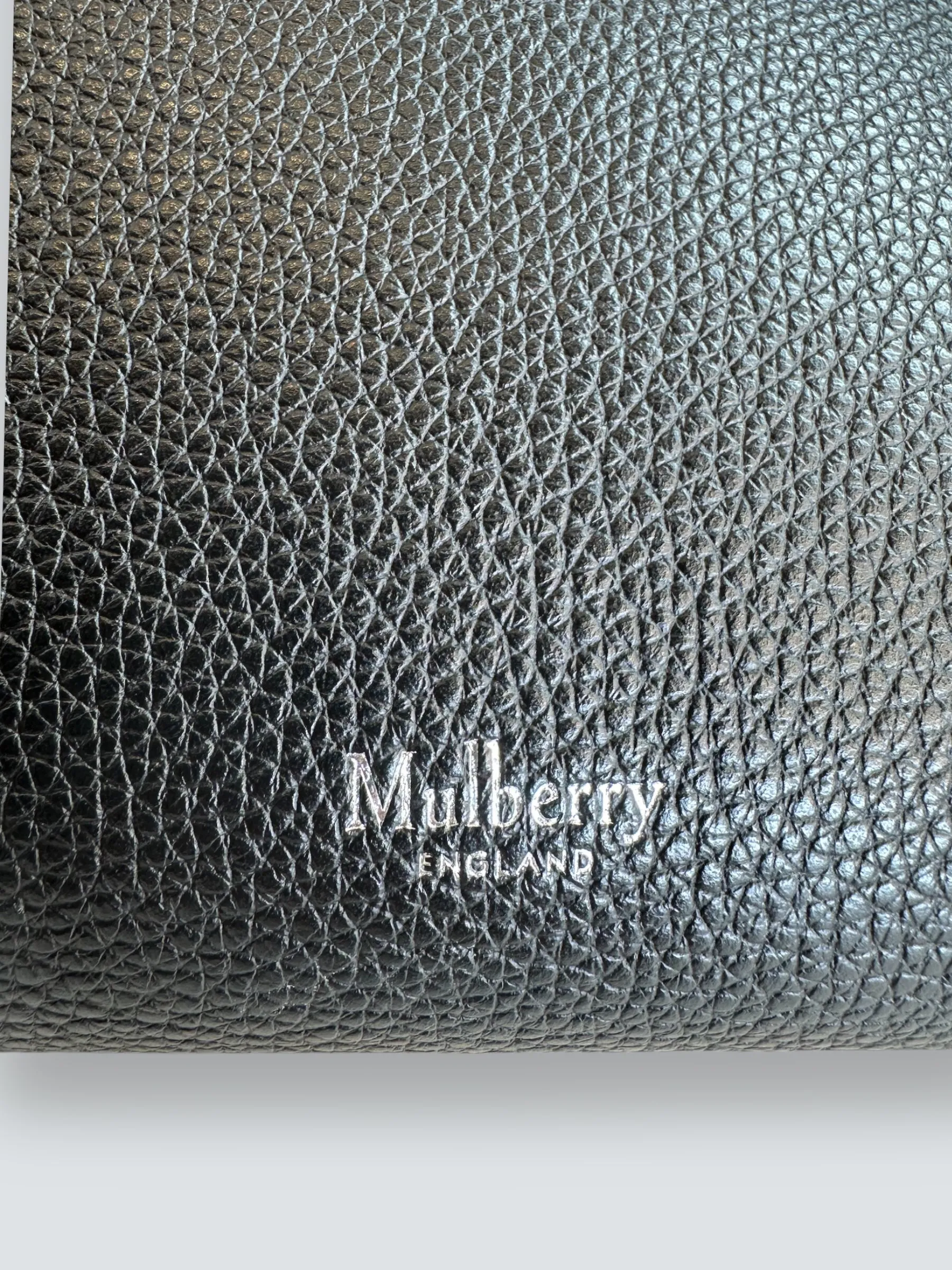 Mulberry Black Leather Iris Shoulder Bag