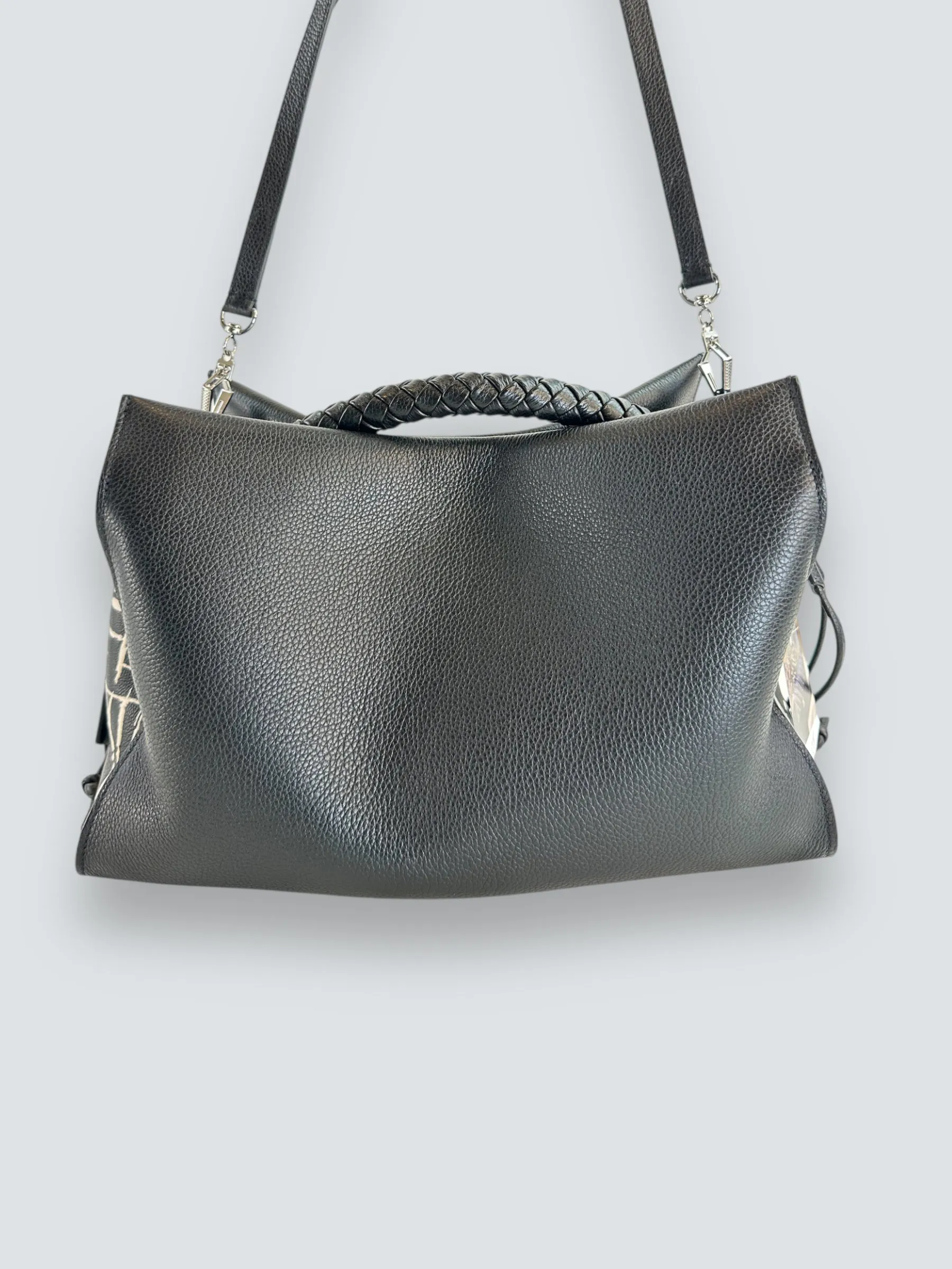 Mulberry Black Leather Iris Shoulder Bag