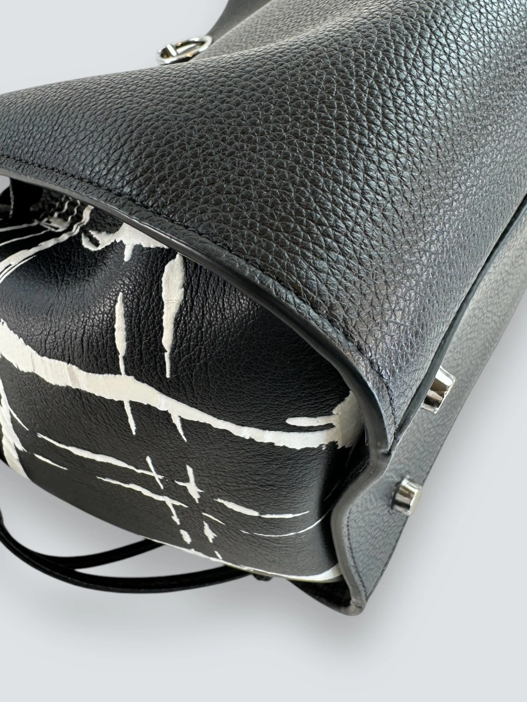Mulberry Black Leather Iris Shoulder Bag