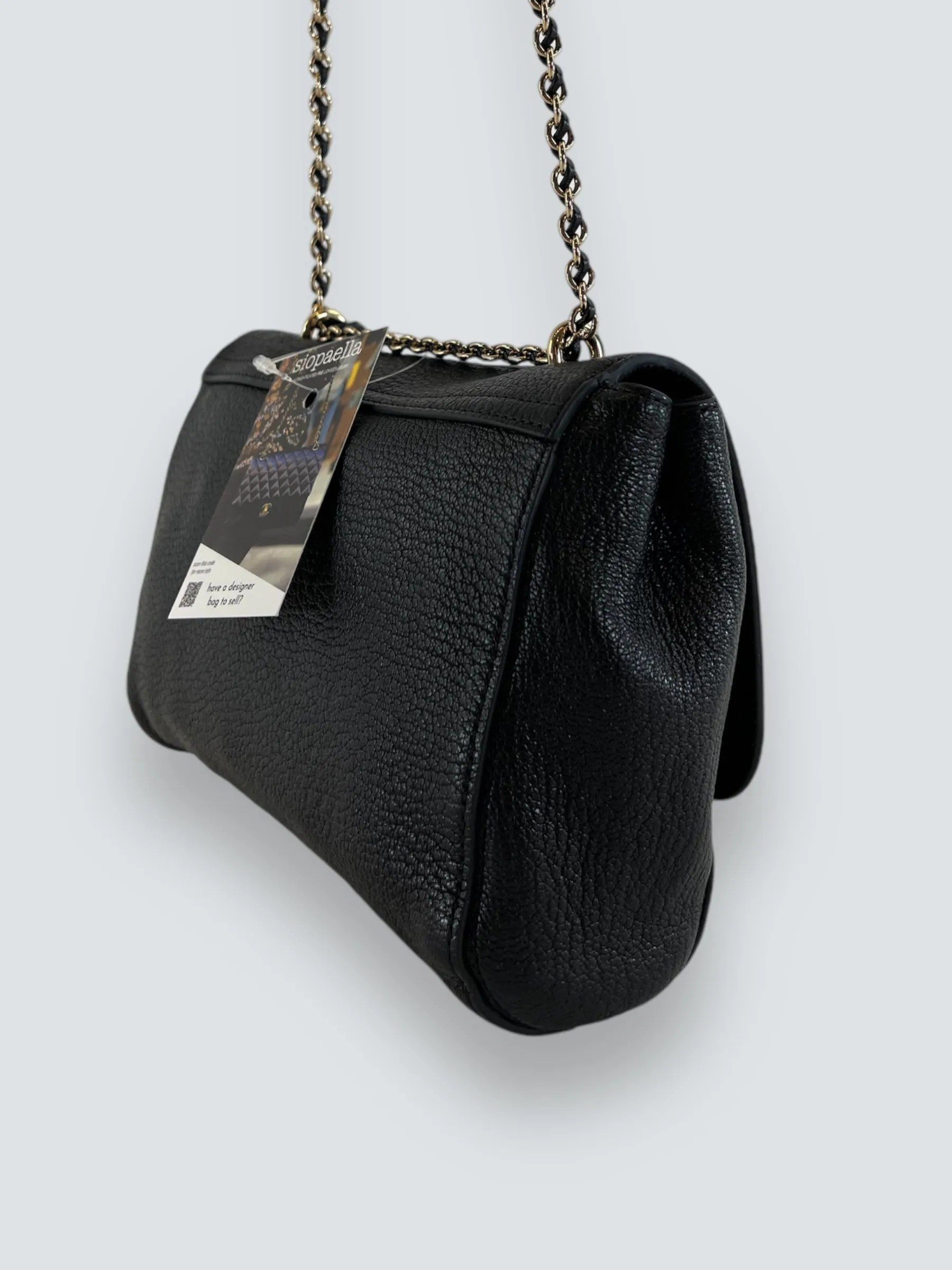 Mulberry Black Leather Small Lilly Crossbody