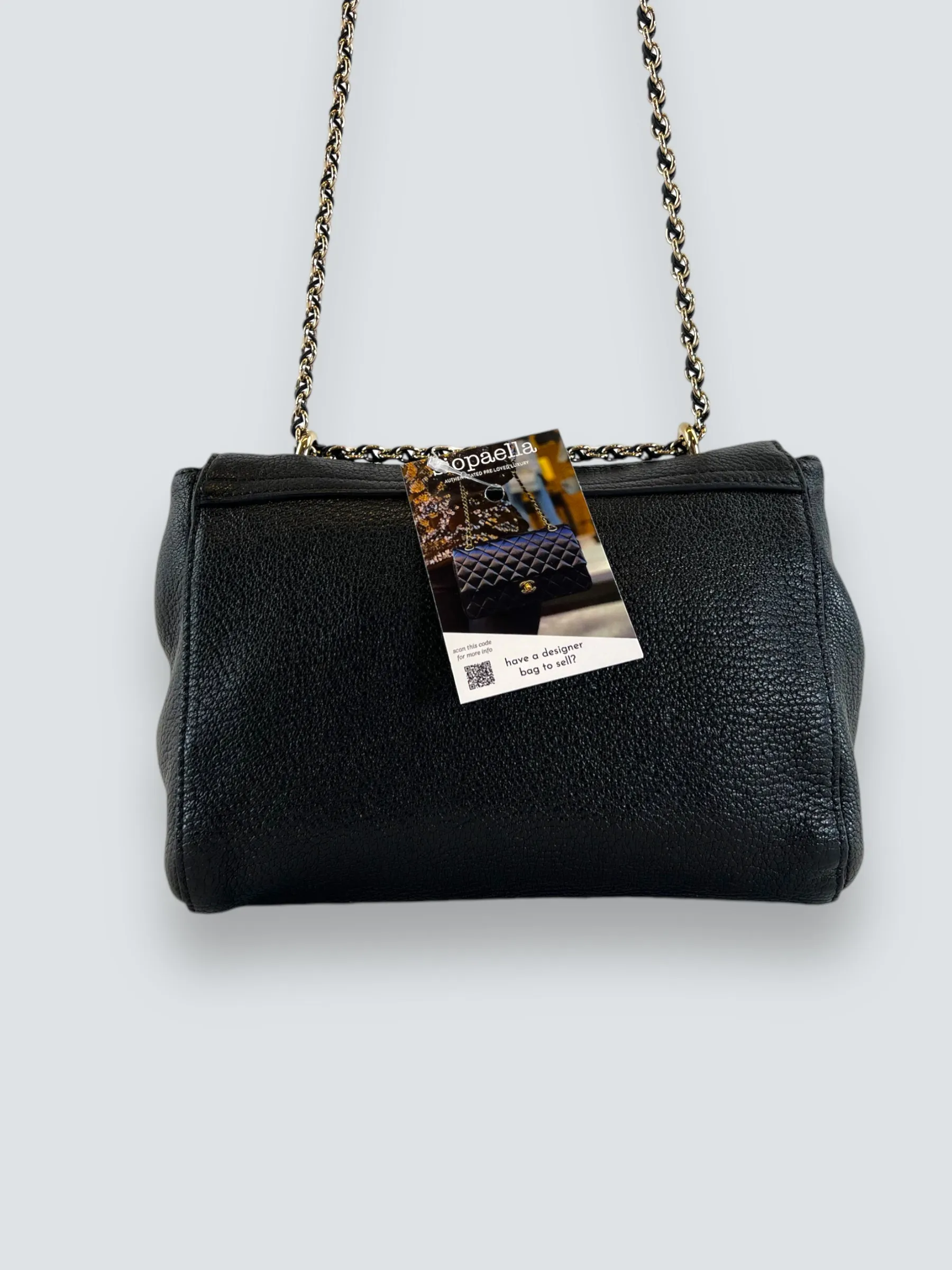 Mulberry Black Leather Small Lilly Crossbody
