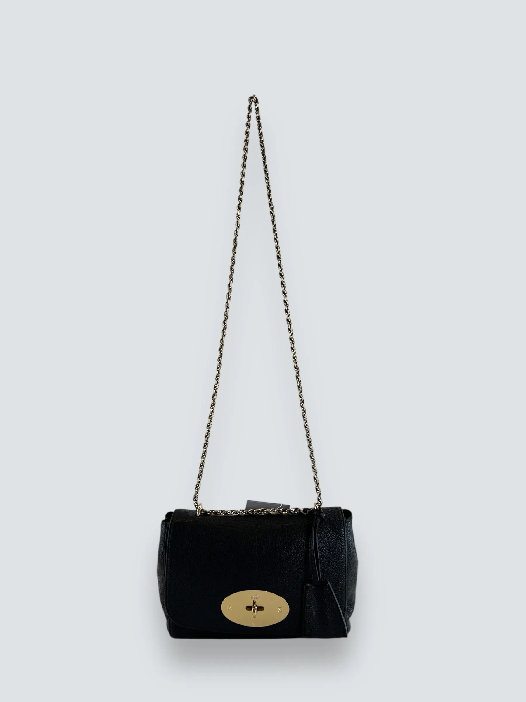 Mulberry Black Leather Small Lilly Crossbody