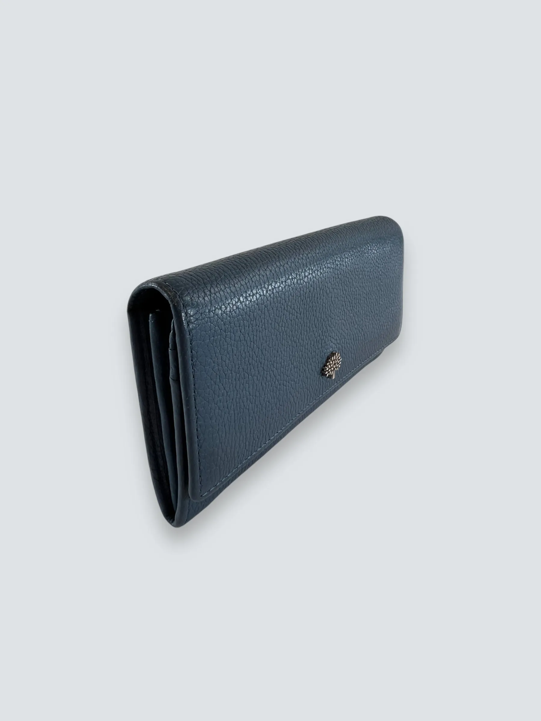 Mulberry Blue Leather Long Wallet