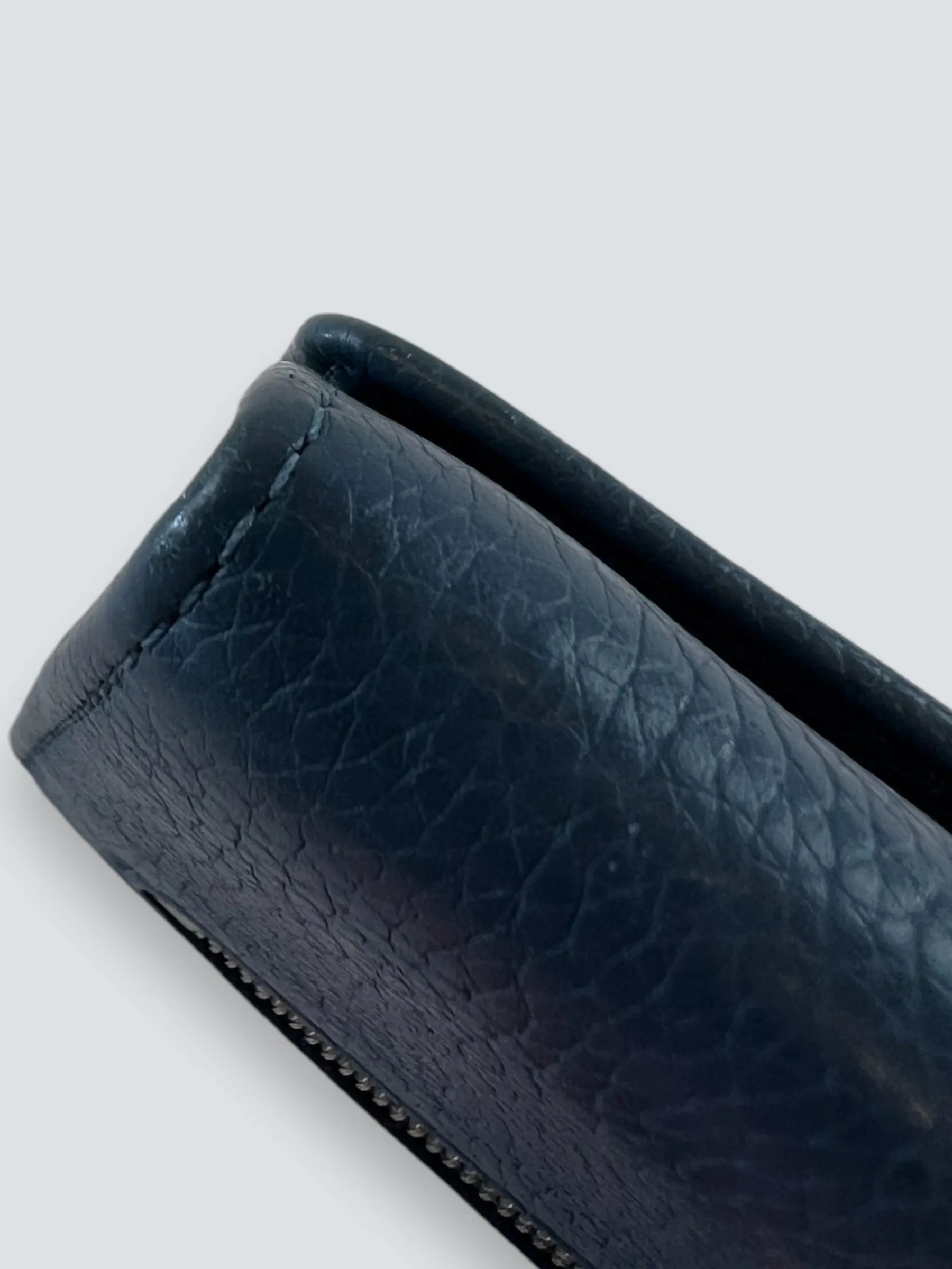 Mulberry Blue Leather Long Wallet