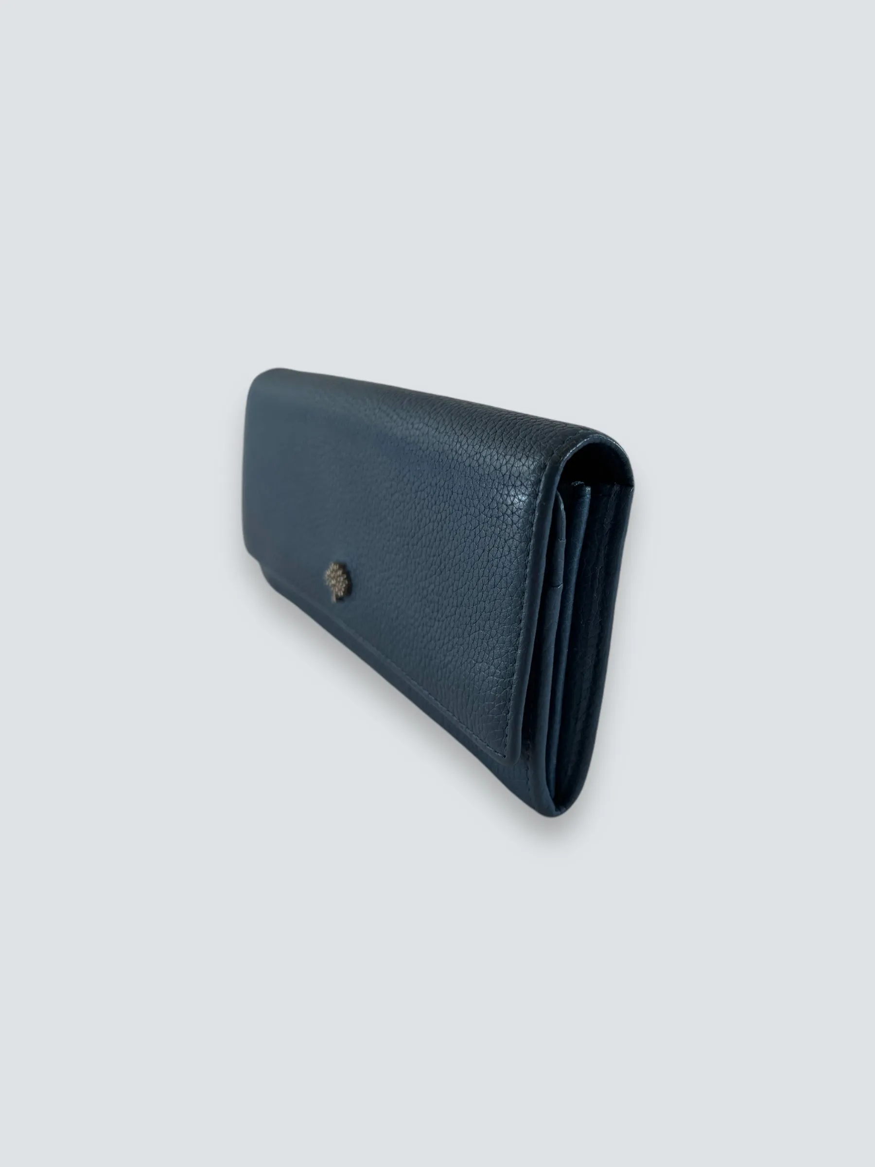 Mulberry Blue Leather Long Wallet