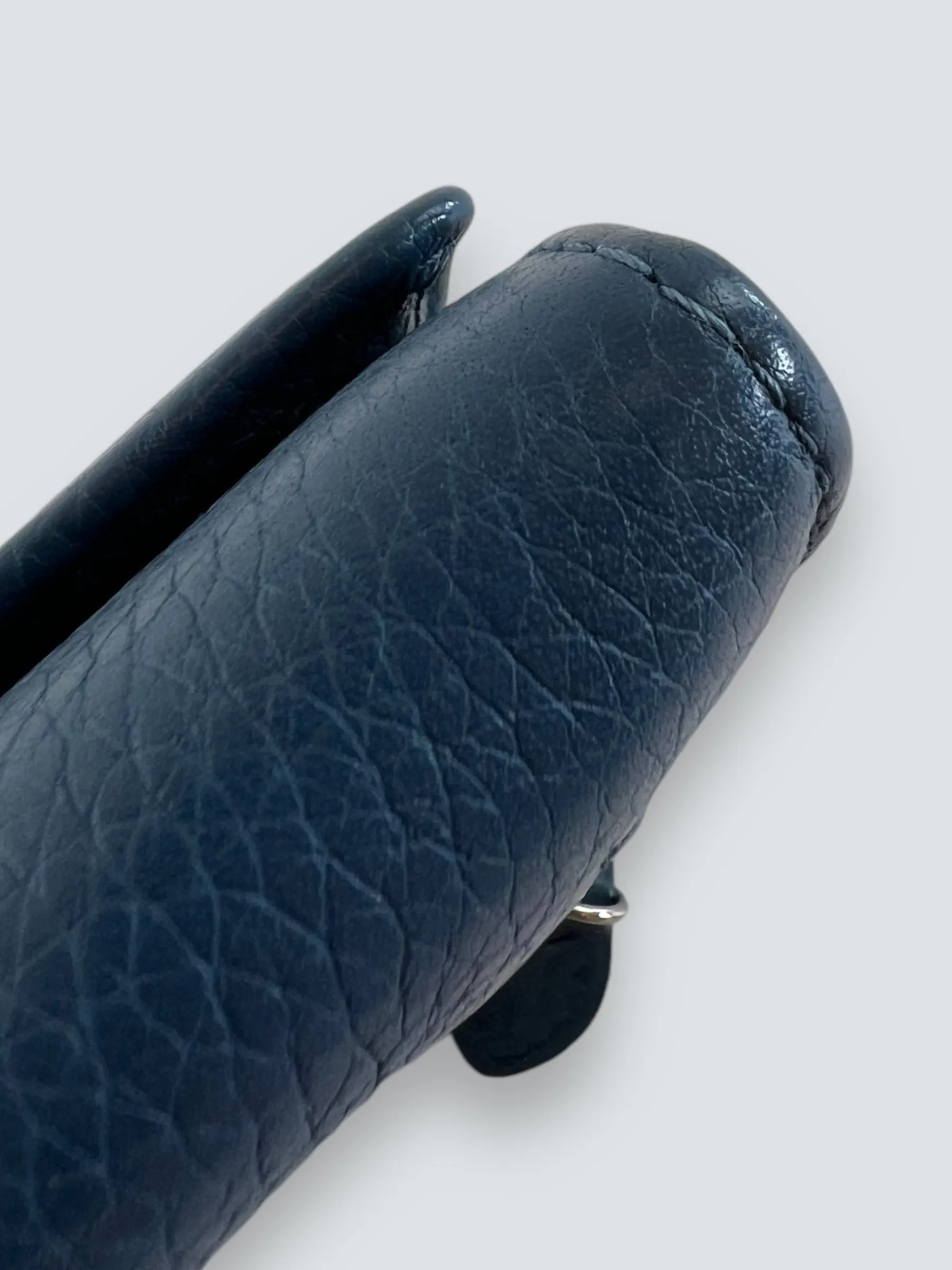 Mulberry Blue Leather Long Wallet