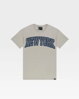 New York Grey Baseball Tee Shirt