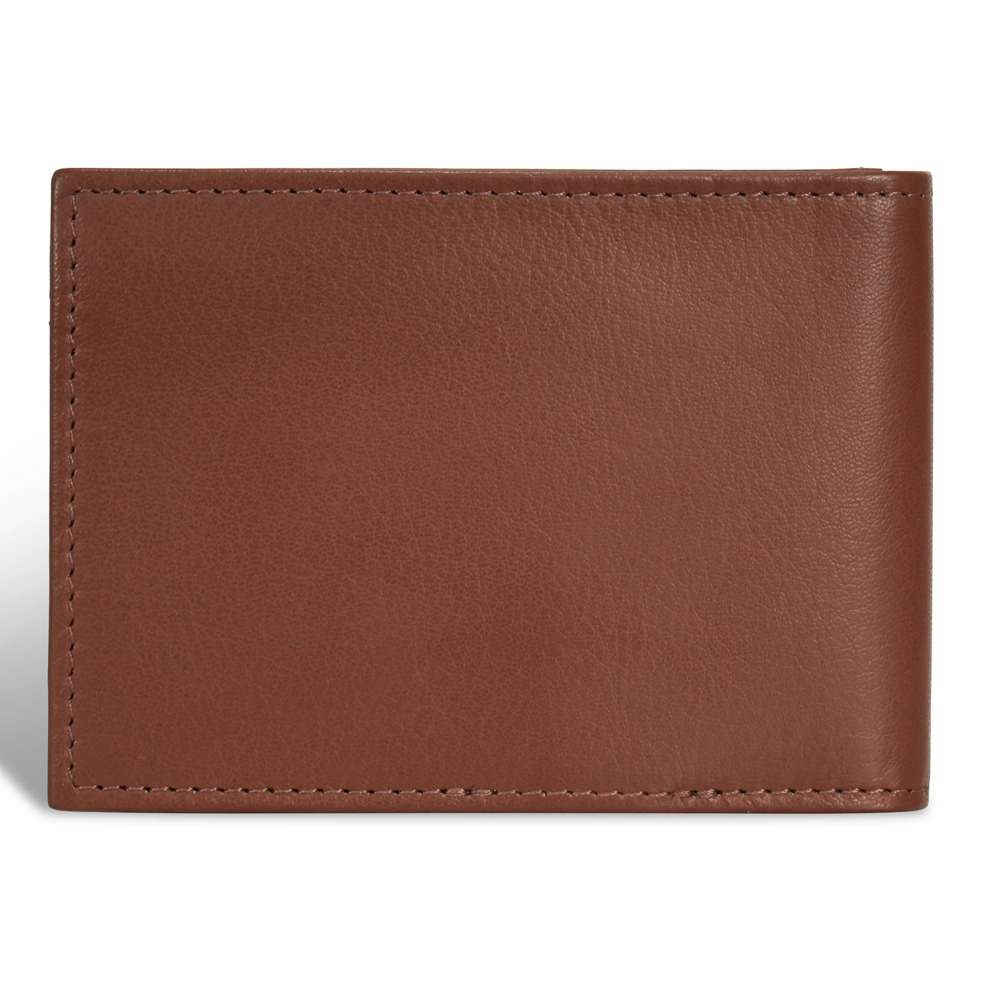 Onyx / Leather Bi-Fold Clip Wallet