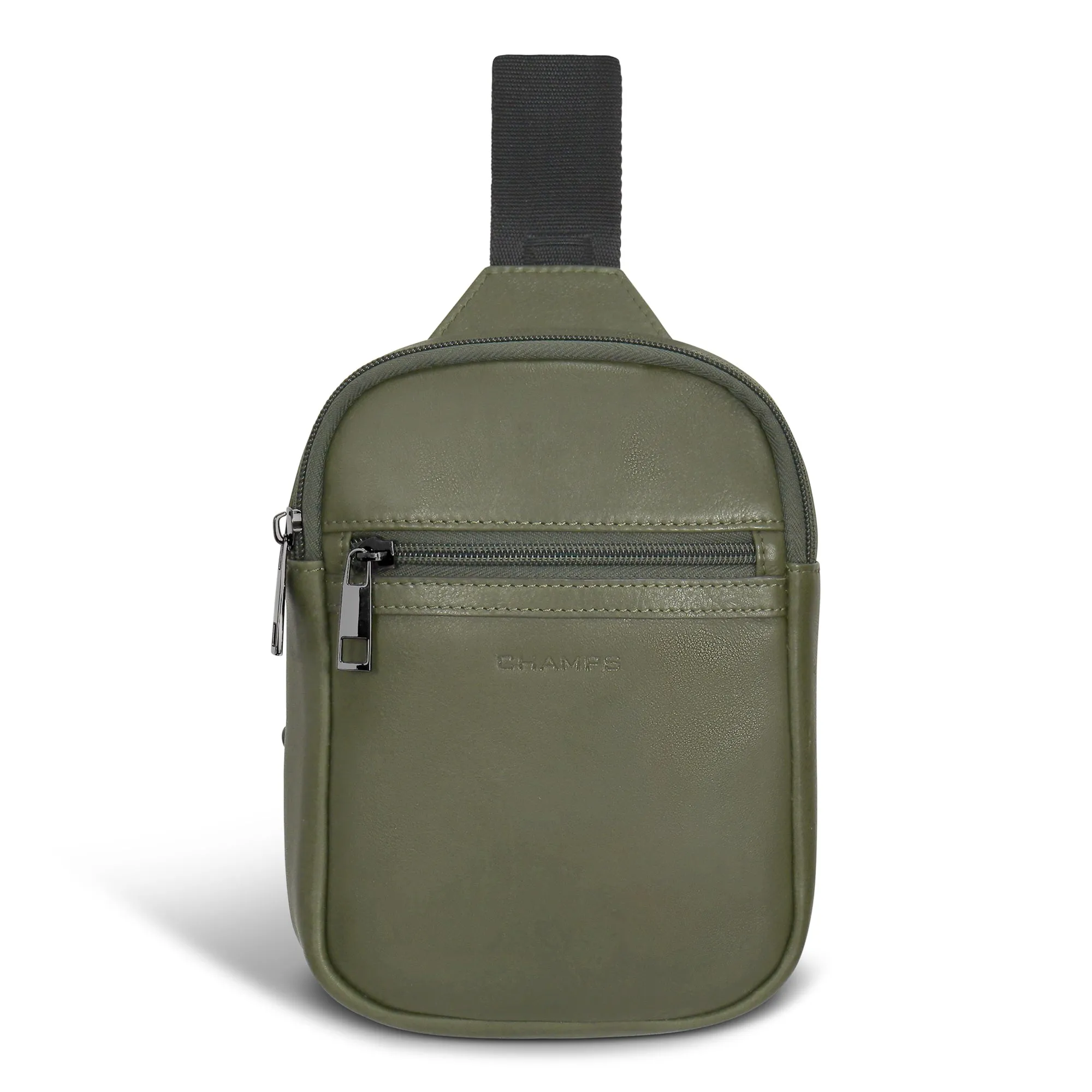 Onyx / Leather Holster Crossbody Bag
