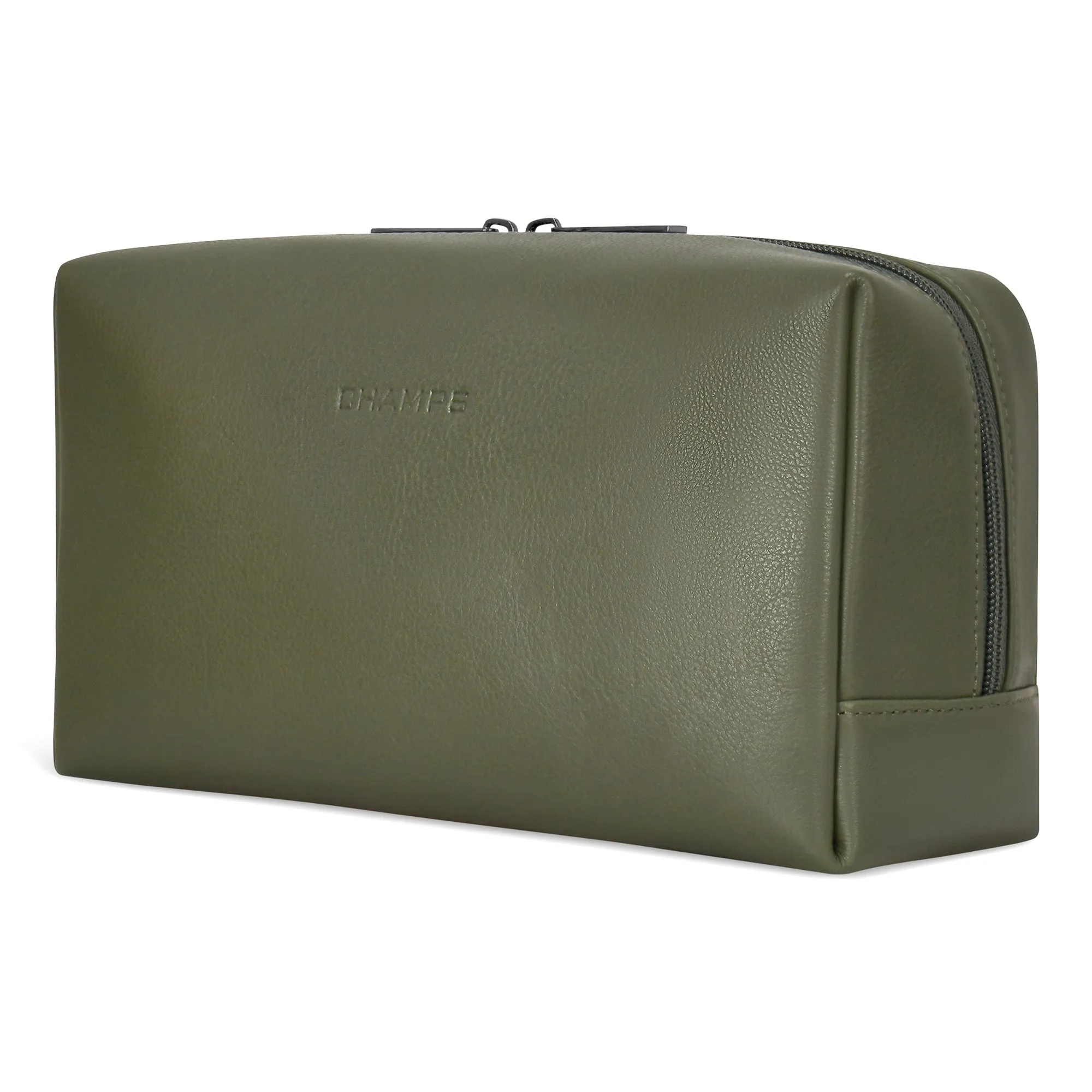 Onyx / Leather Toiletry Bag