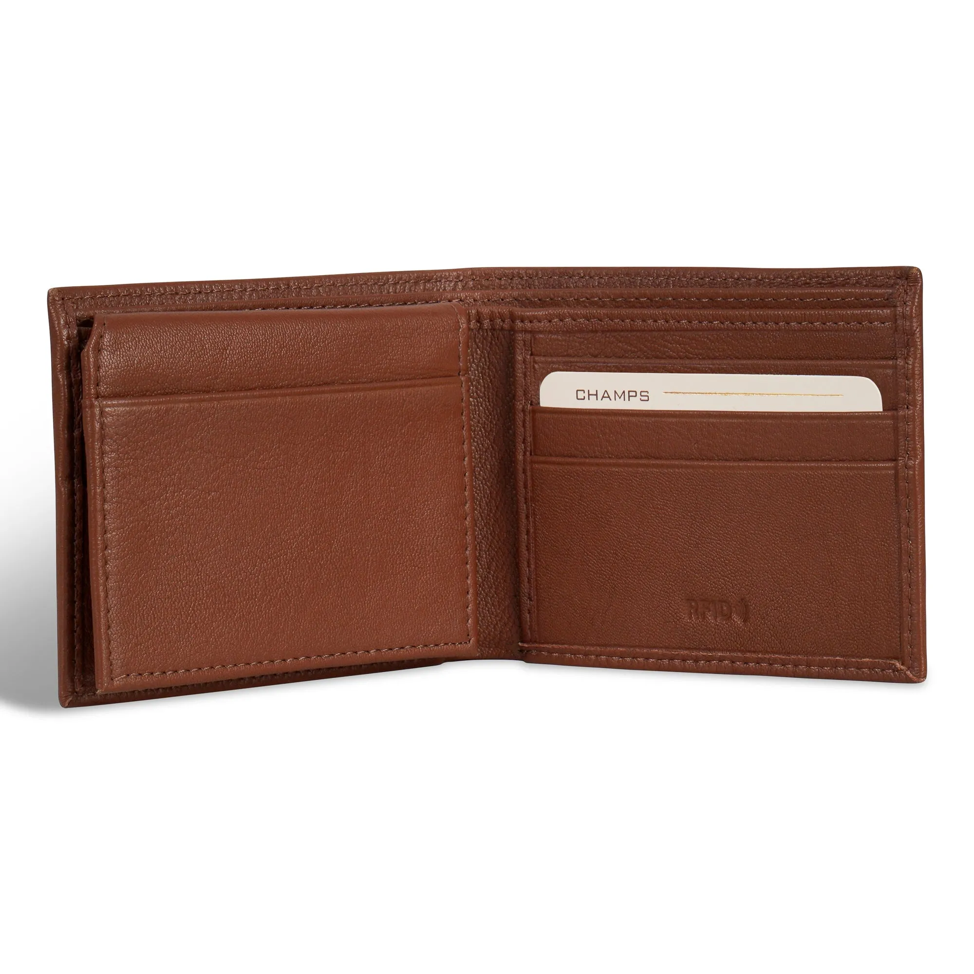 Onyx / Leather Top Wing Wallet