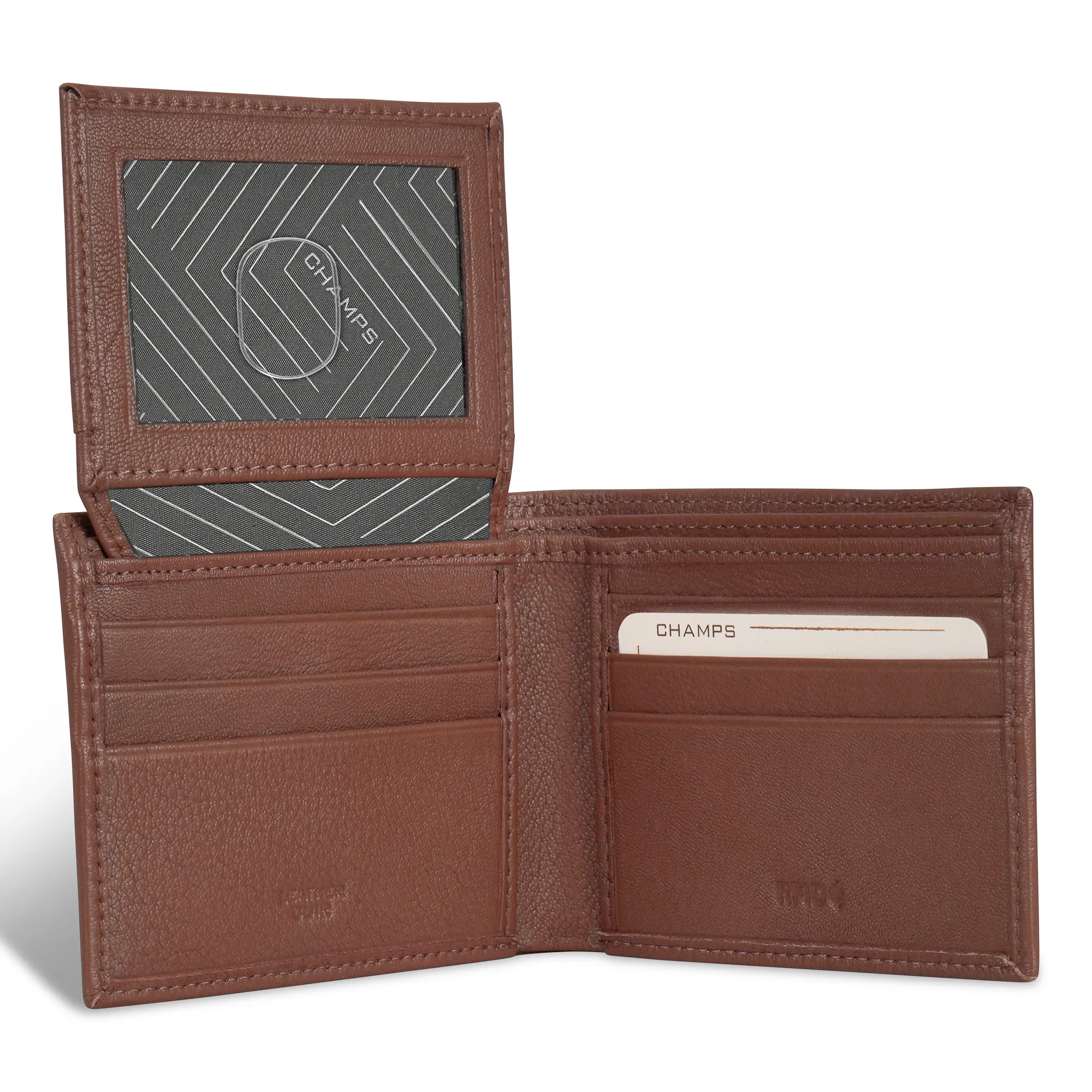 Onyx / Leather Top Wing Wallet