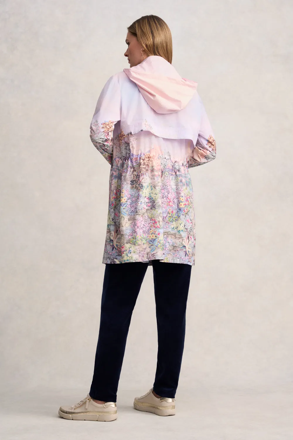 Packable Spray Jacket - Scenic Sunset Print