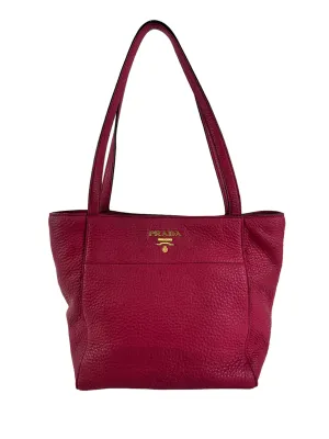PART PAYMENT ONLY -Prada Vitello Phenix Pink Saffiano Leather Tote