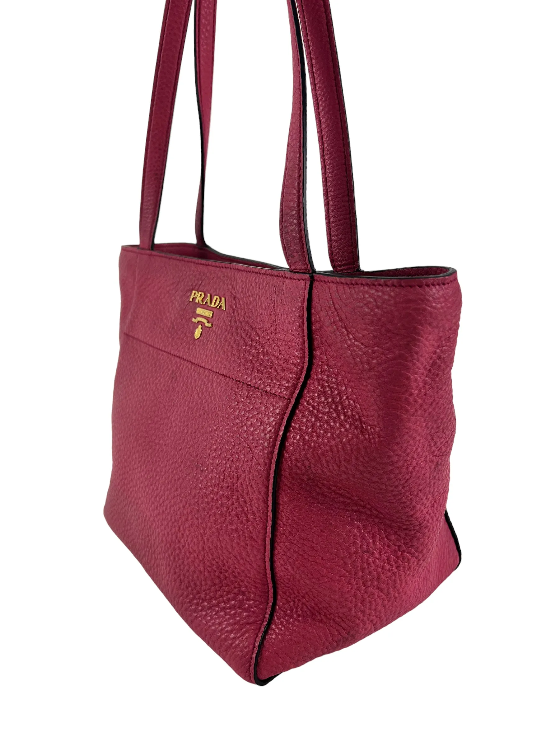 PART PAYMENT ONLY -Prada Vitello Phenix Pink Saffiano Leather Tote