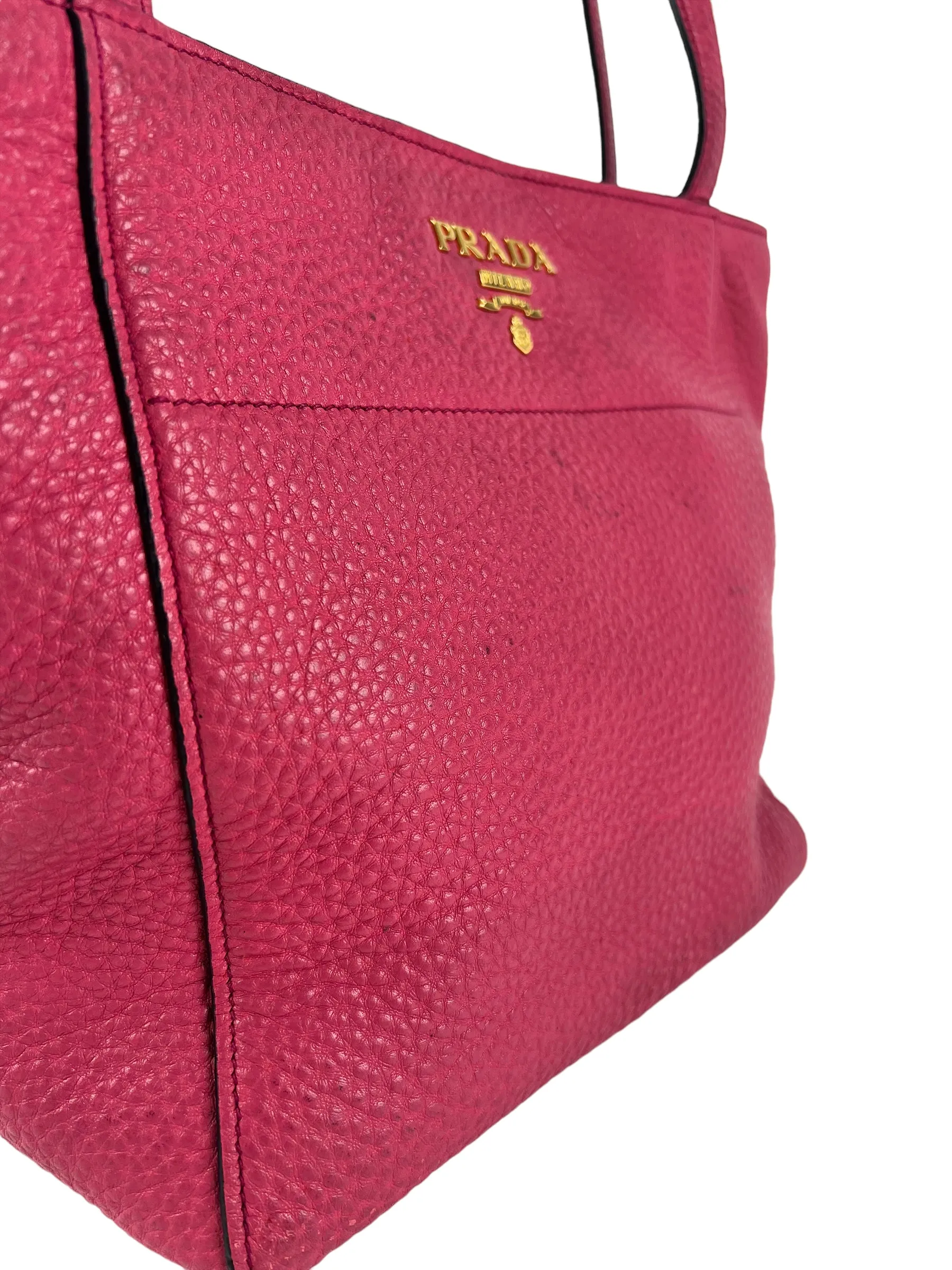 PART PAYMENT ONLY -Prada Vitello Phenix Pink Saffiano Leather Tote