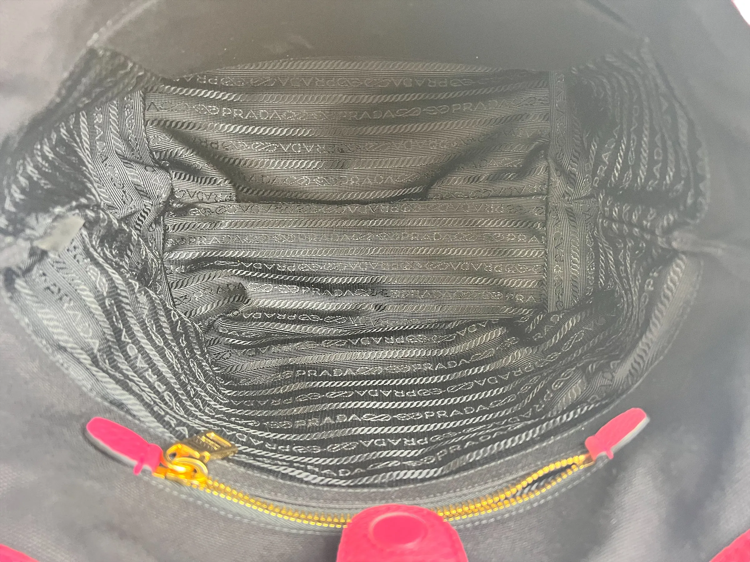 PART PAYMENT ONLY -Prada Vitello Phenix Pink Saffiano Leather Tote