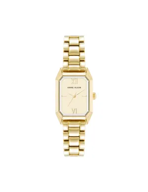 Petite Octagonal Shaped Metal Bracelet Watch