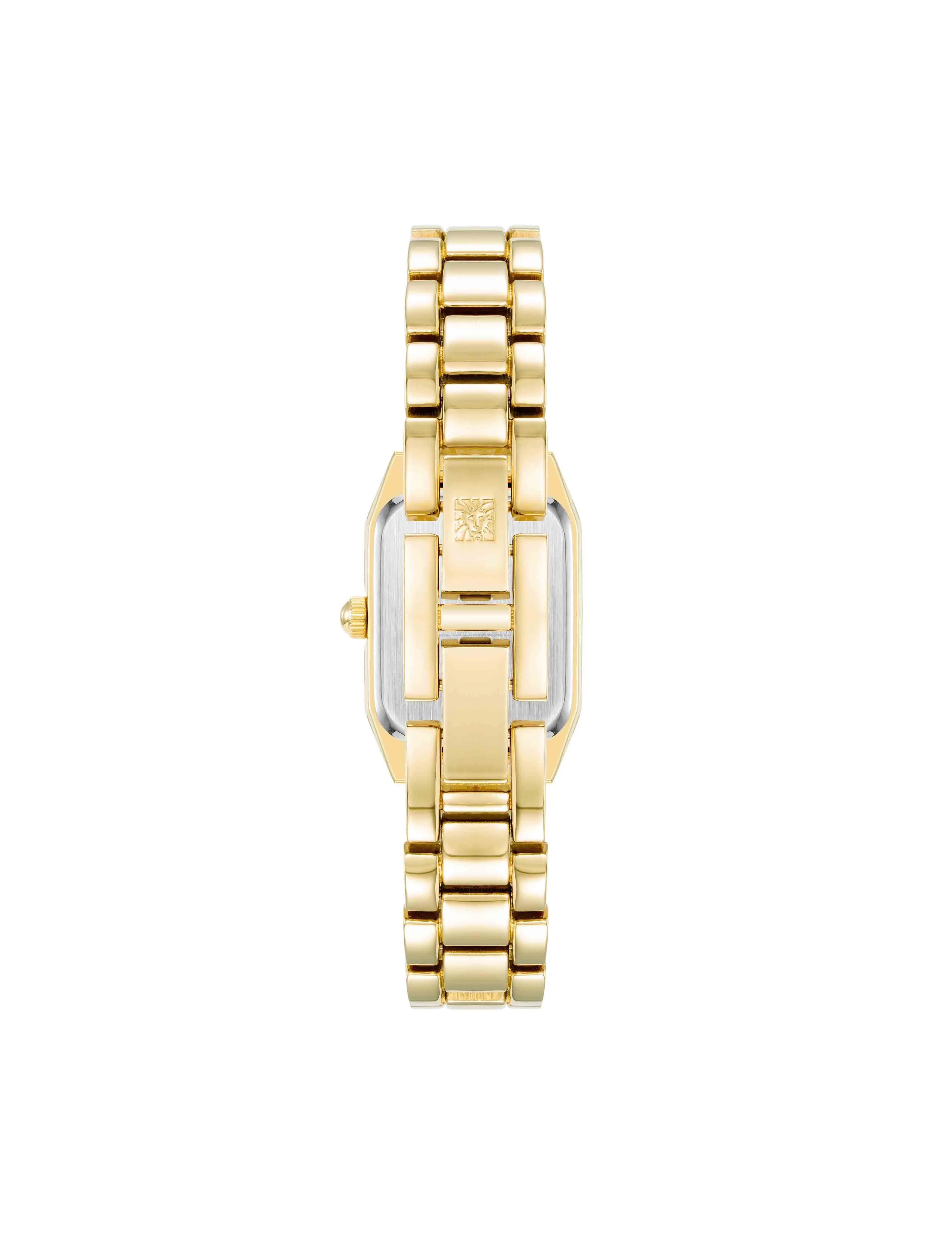 Petite Octagonal Shaped Metal Bracelet Watch