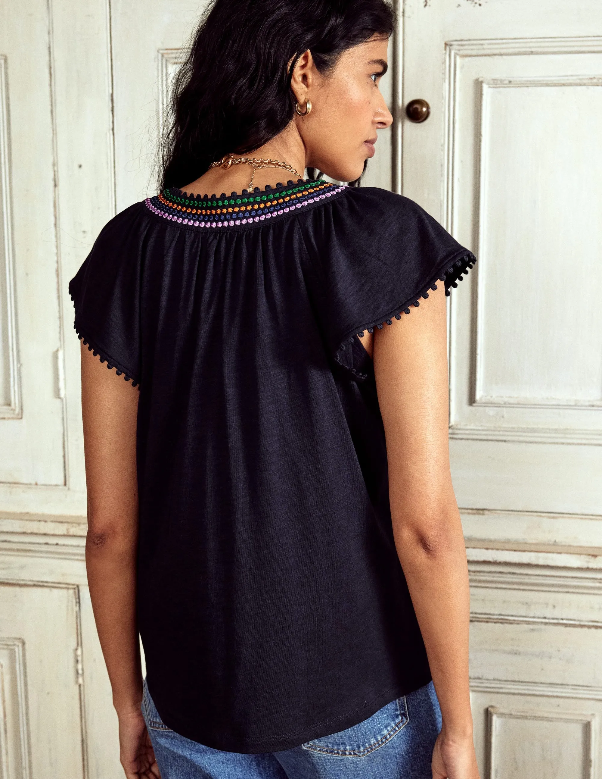Pom Yoke Top-Navy