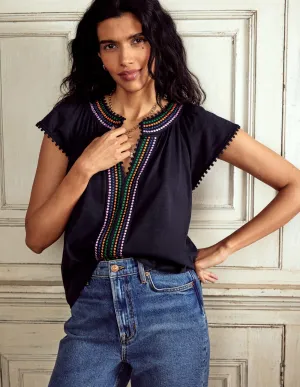 Pom Yoke Top-Navy