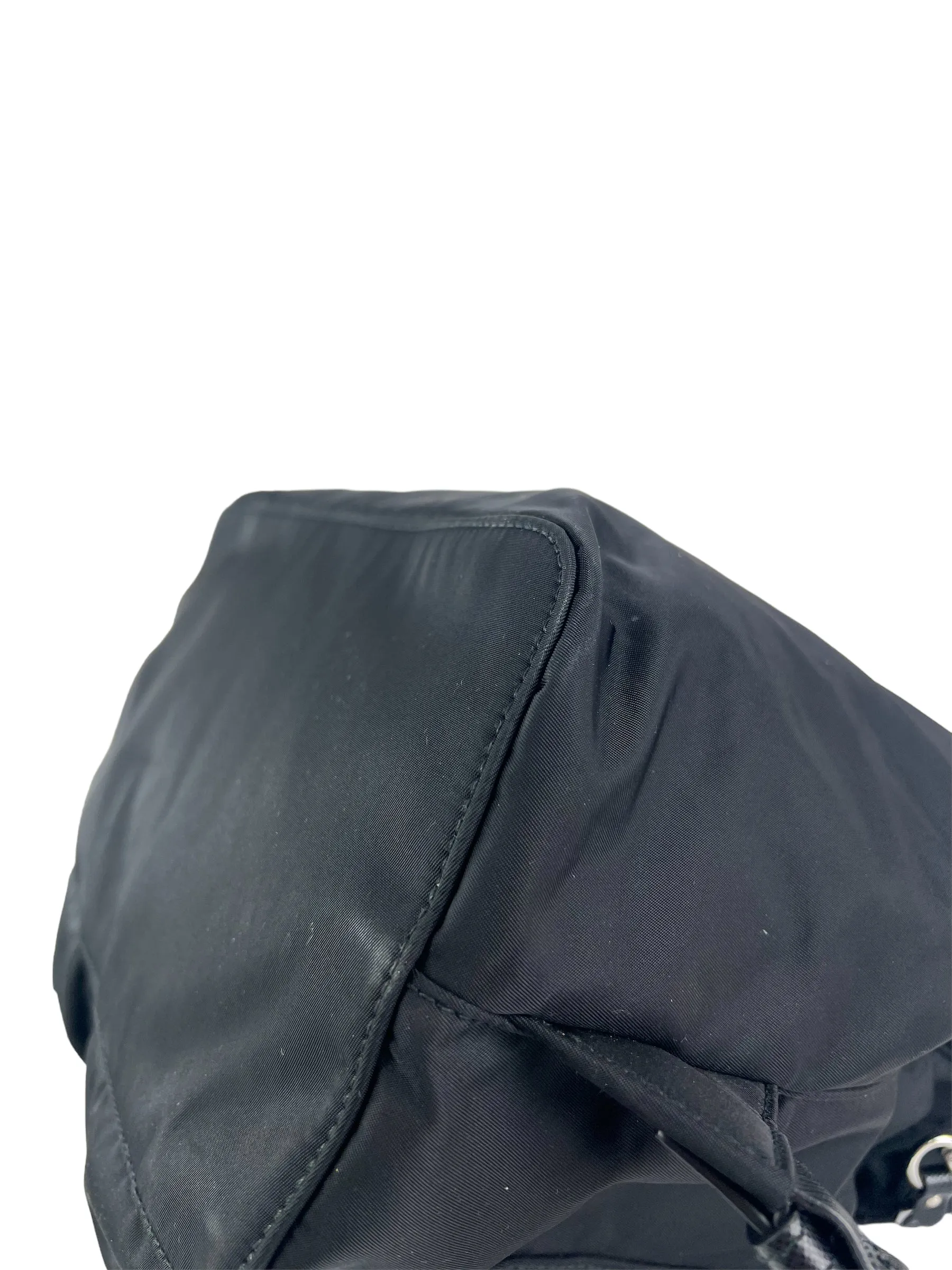 Prada Black Nylon Medium Backpack