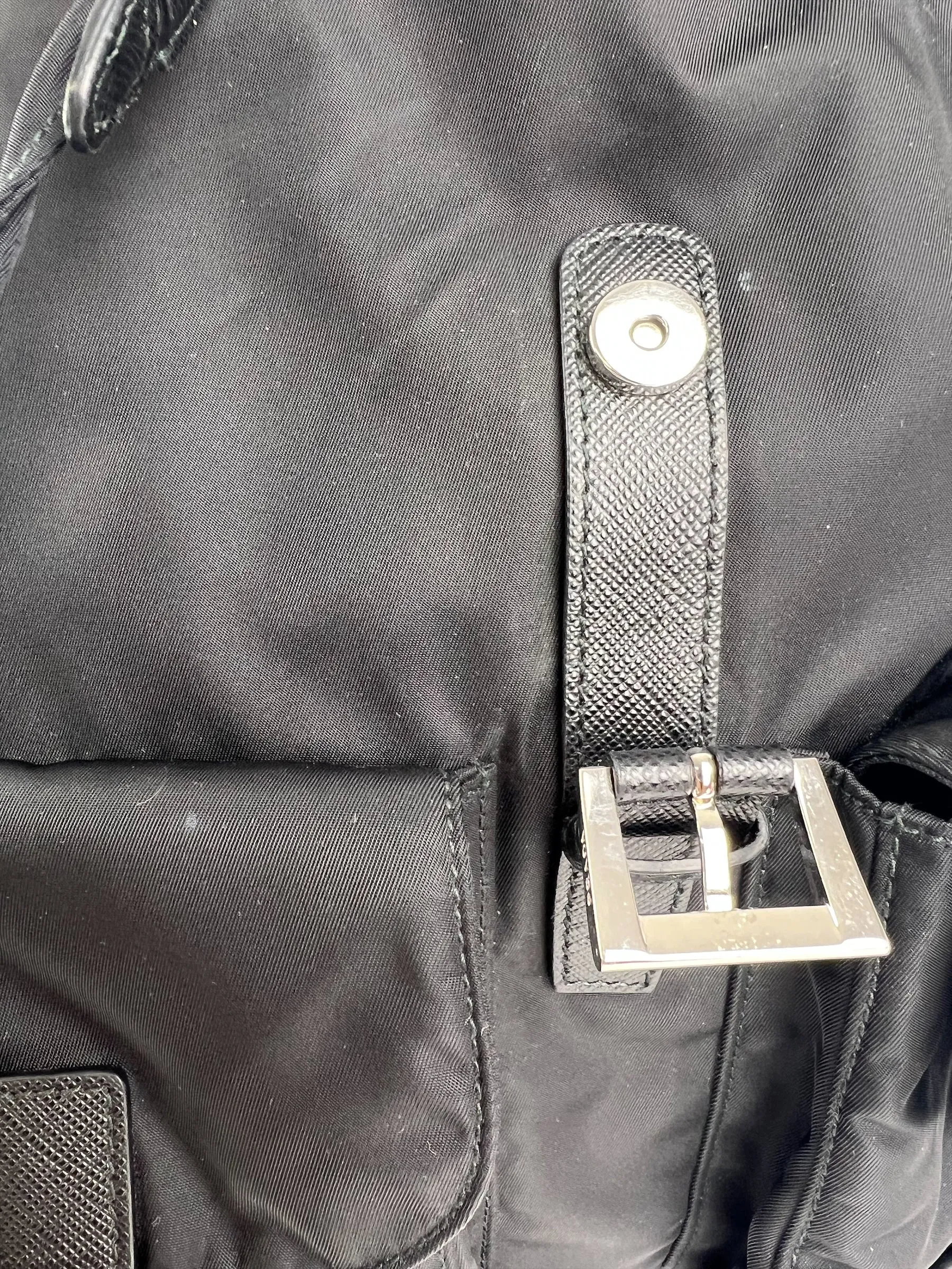 Prada Black Nylon Medium Backpack