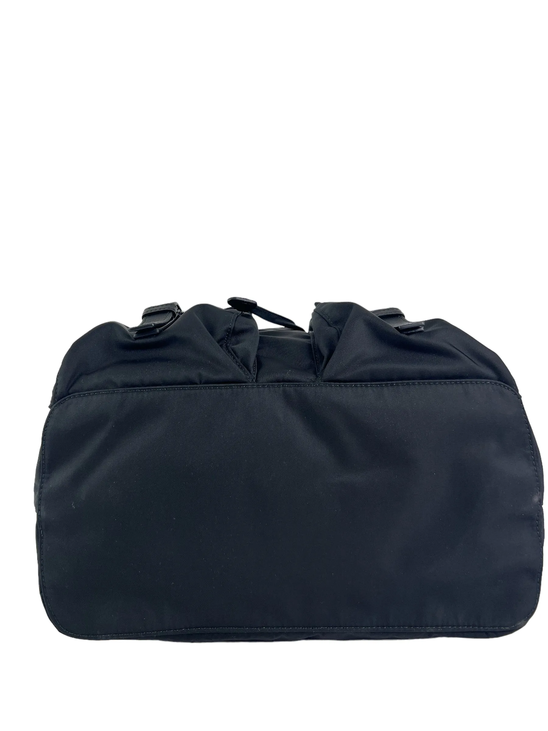 Prada Black Nylon Medium Backpack