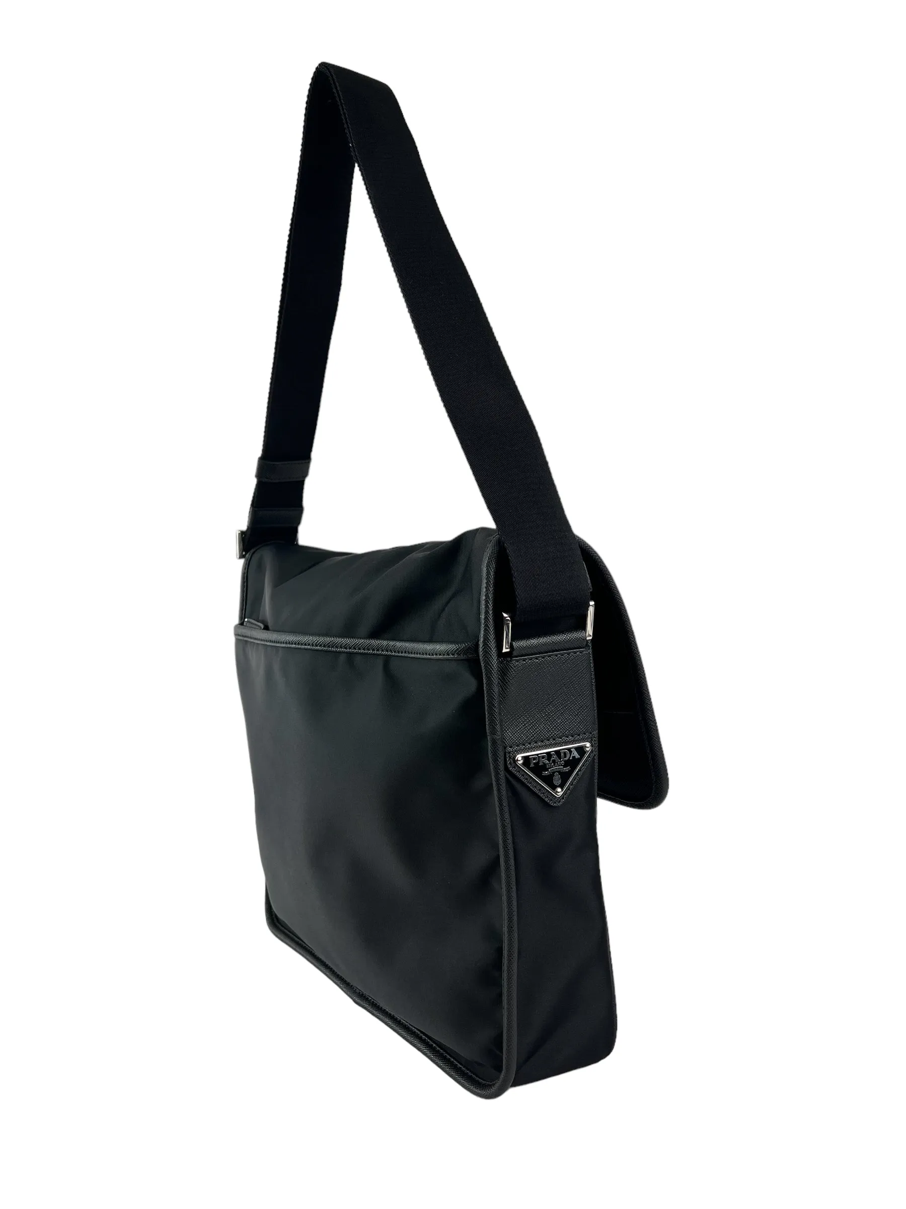 Prada Black Nylon Messenger