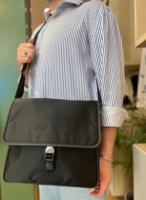 Prada Black Nylon Messenger