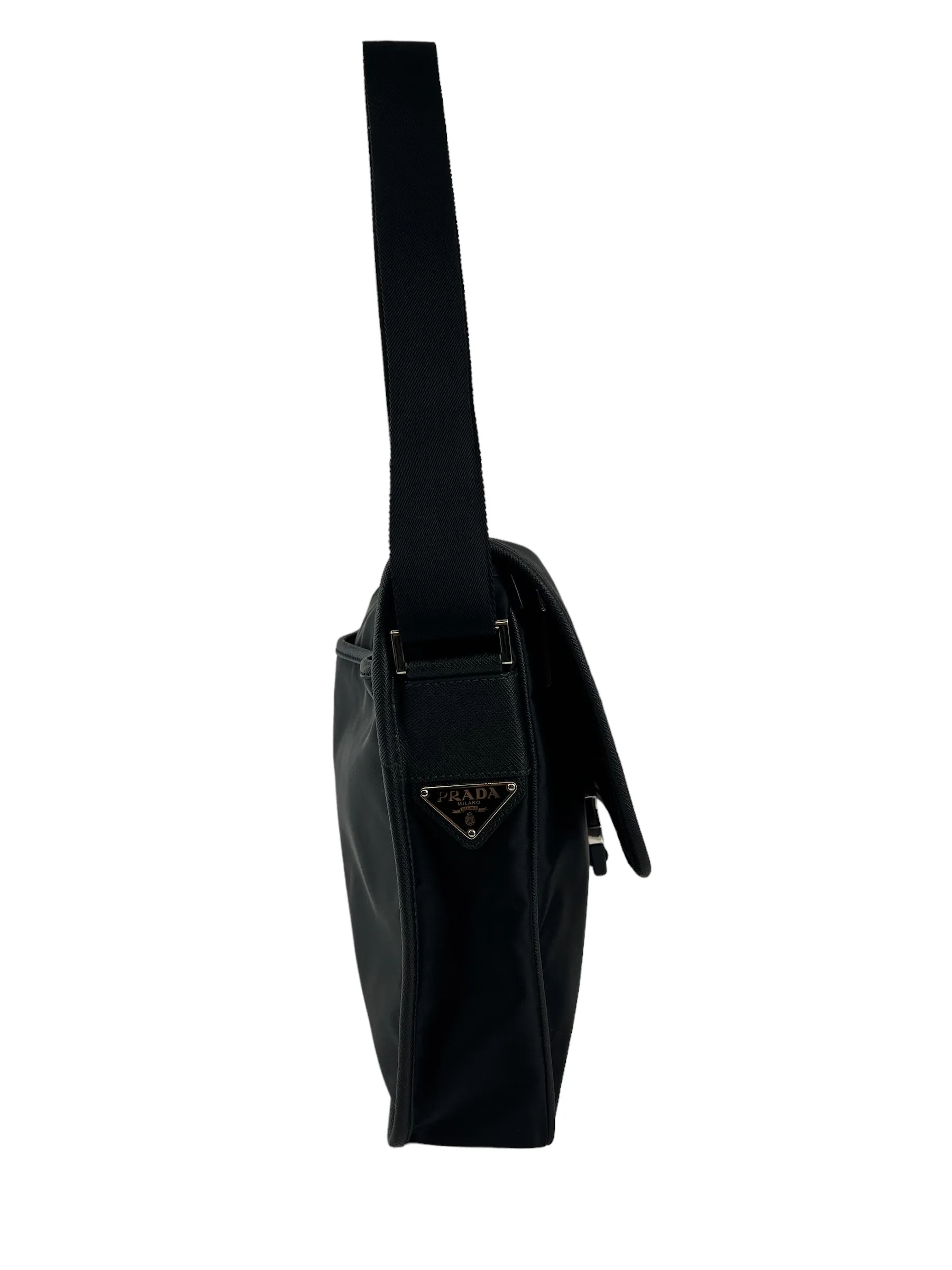 Prada Black Nylon Messenger