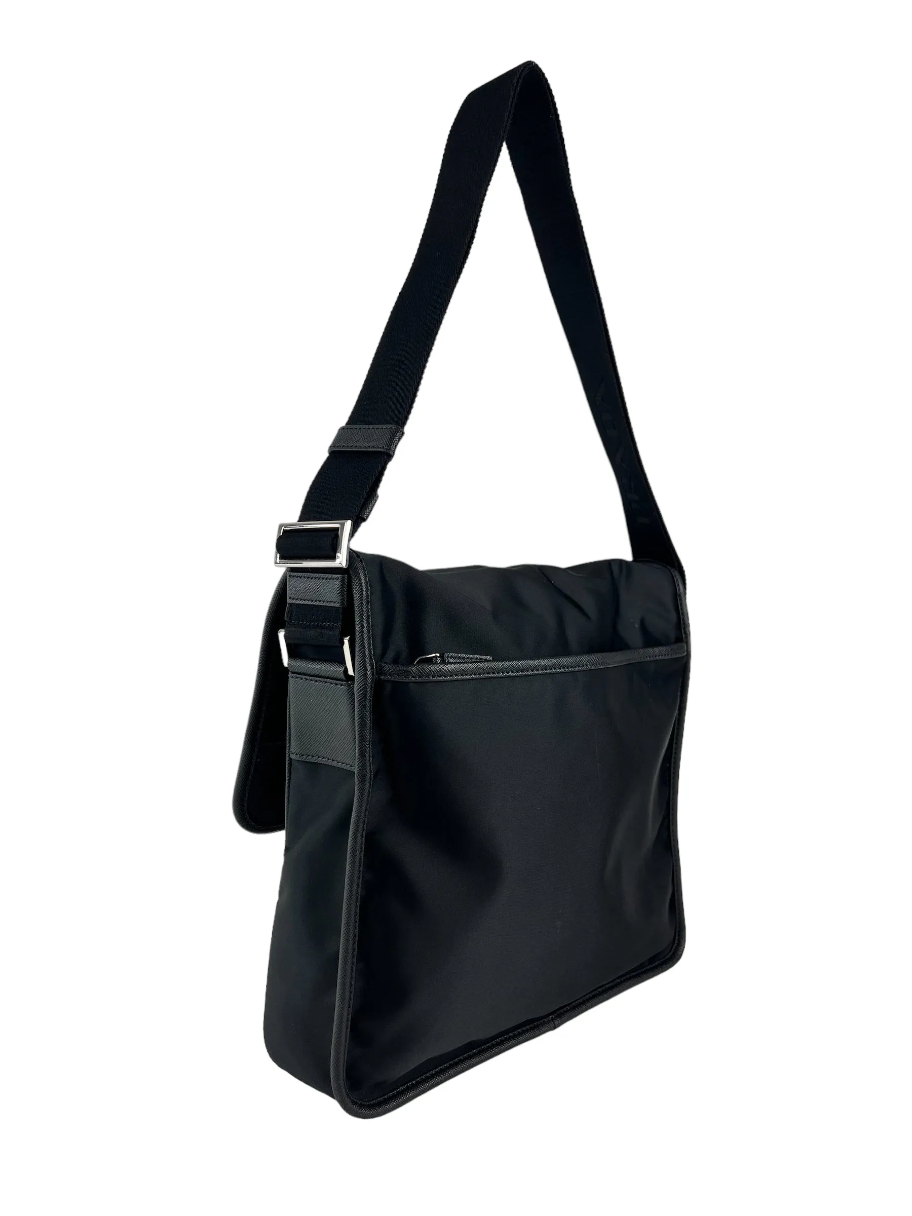 Prada Black Nylon Messenger