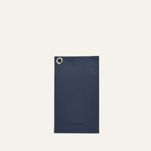 Primrose Pouch | Navy with Silver hardware
