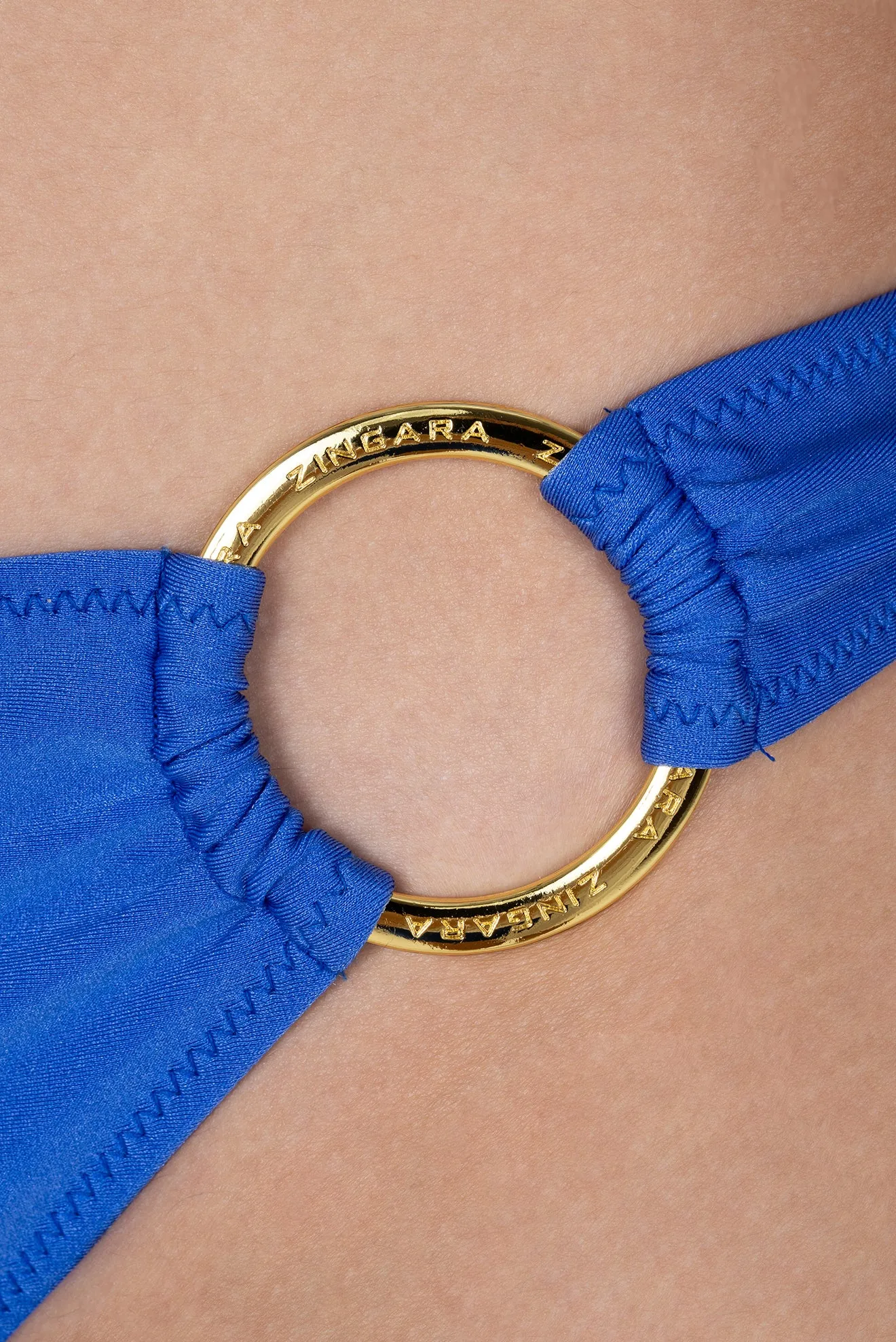 Ring Bikini Bottom Blue
